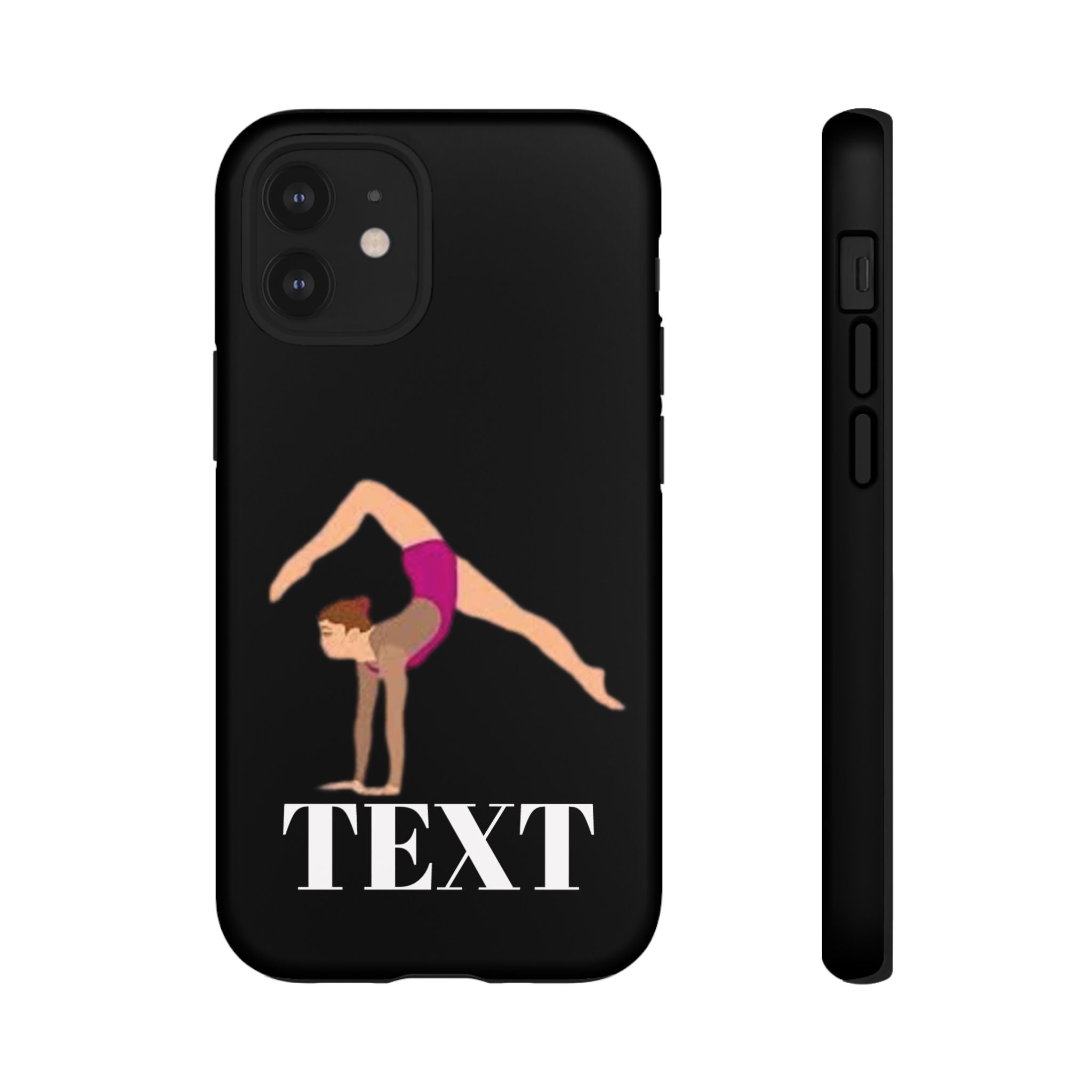 Gymnast Phone Case — Personalized TEXT Design