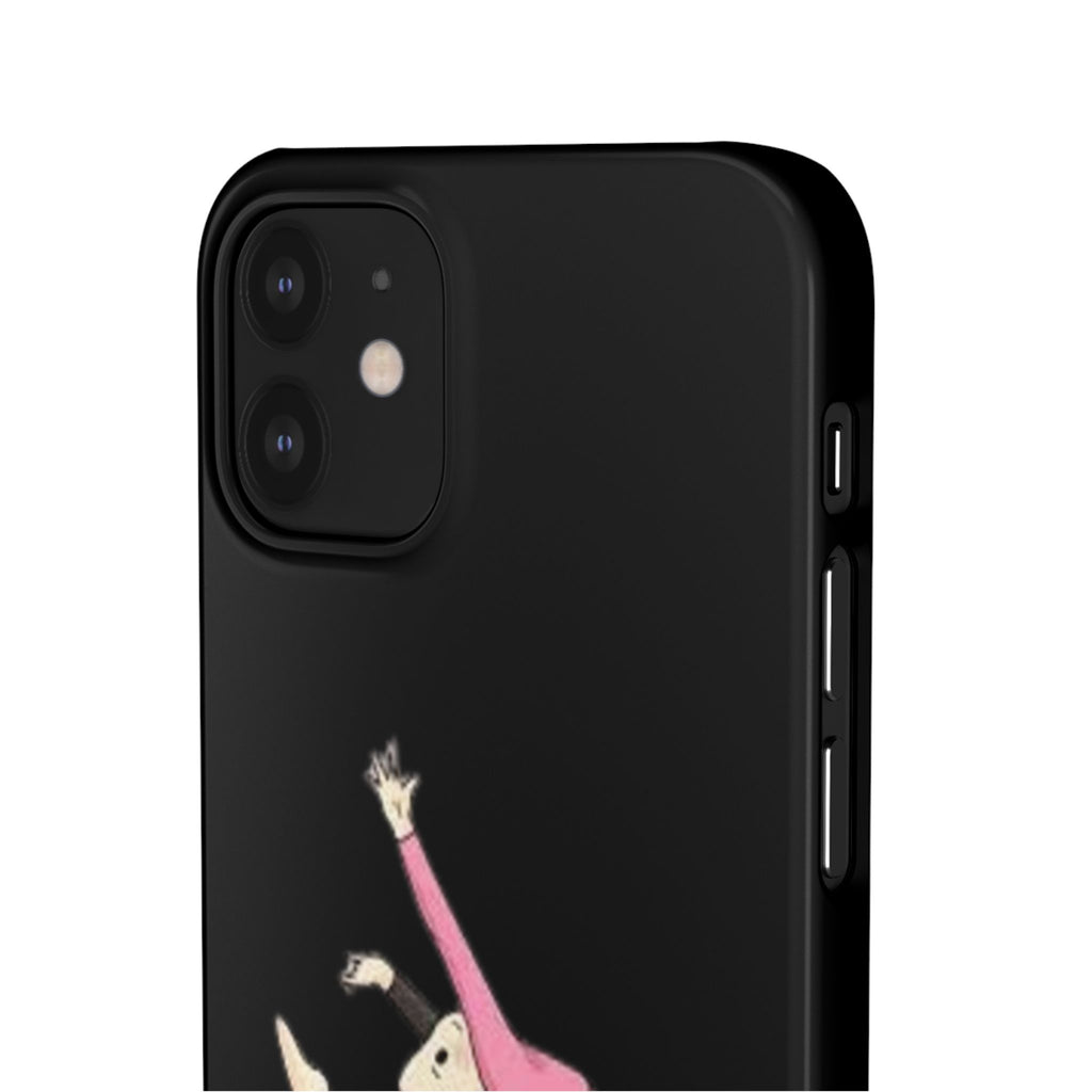 Gymnastics Phone Case — Leaping Girl Snap Case (Black)