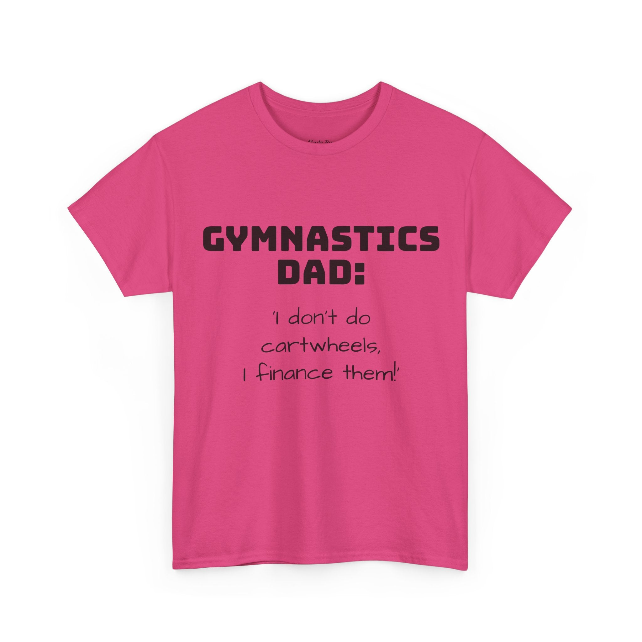 Gymnastics Dad Tee - Funny Gift for Gymnastics Dads (Adults)
