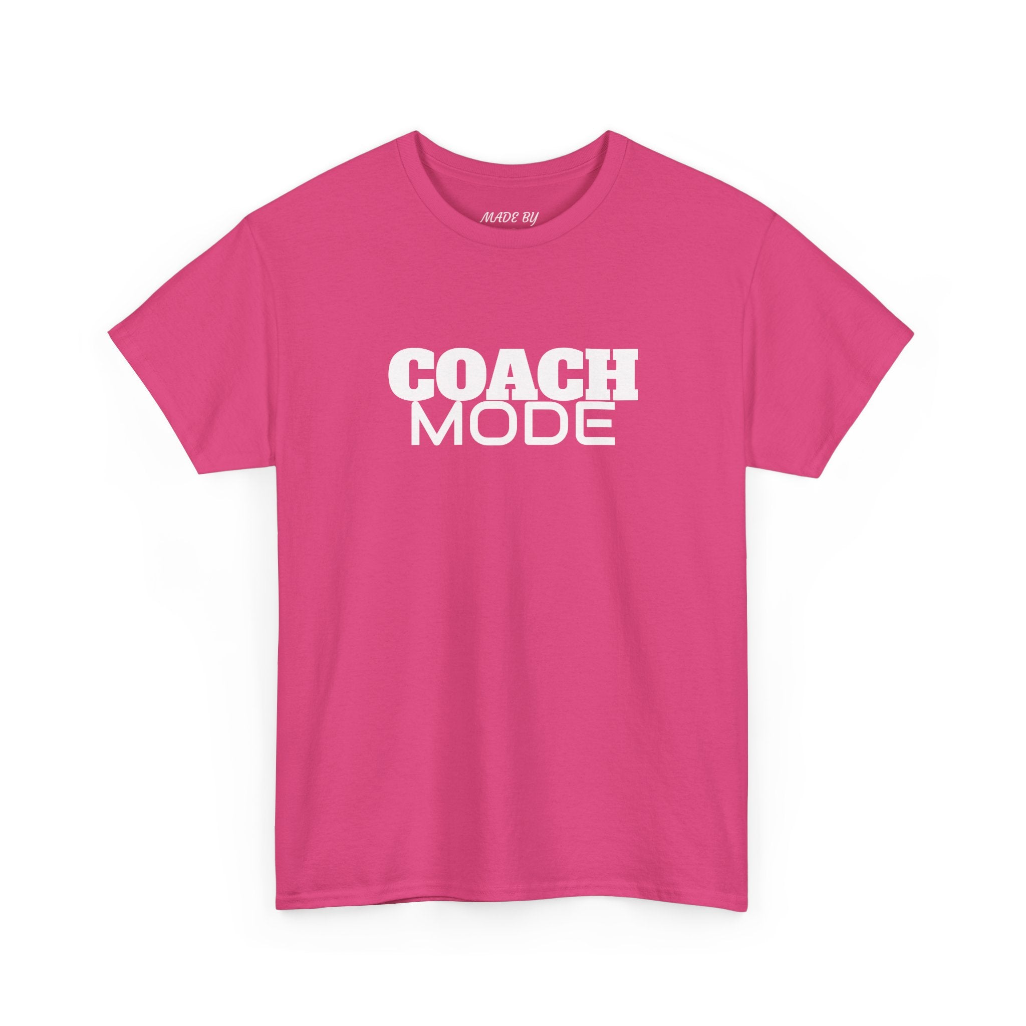 Adults 'Coach Mode' Tee — Classic Cotton T-Shirt