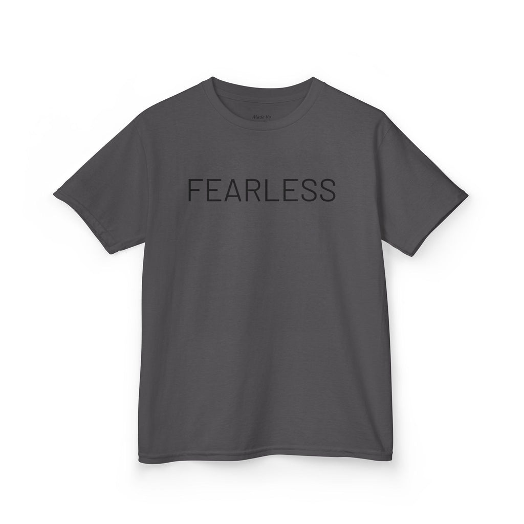 Kids Tee - FEARLESS Gymnastics Shirt with Back Silhouette