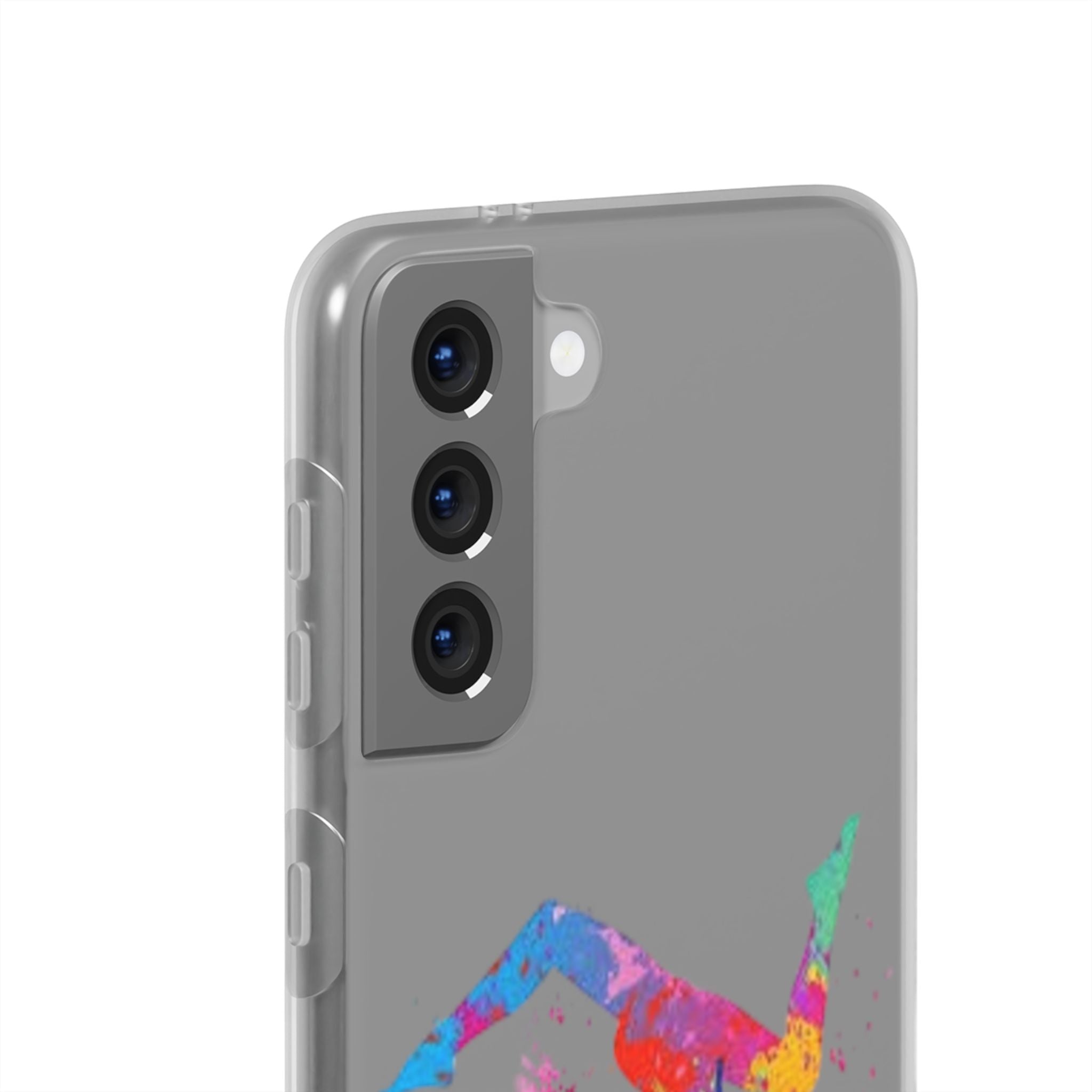 Gymnast Silhouette Phone Case – Colorful Acrobat Watercolor iPhone Cover