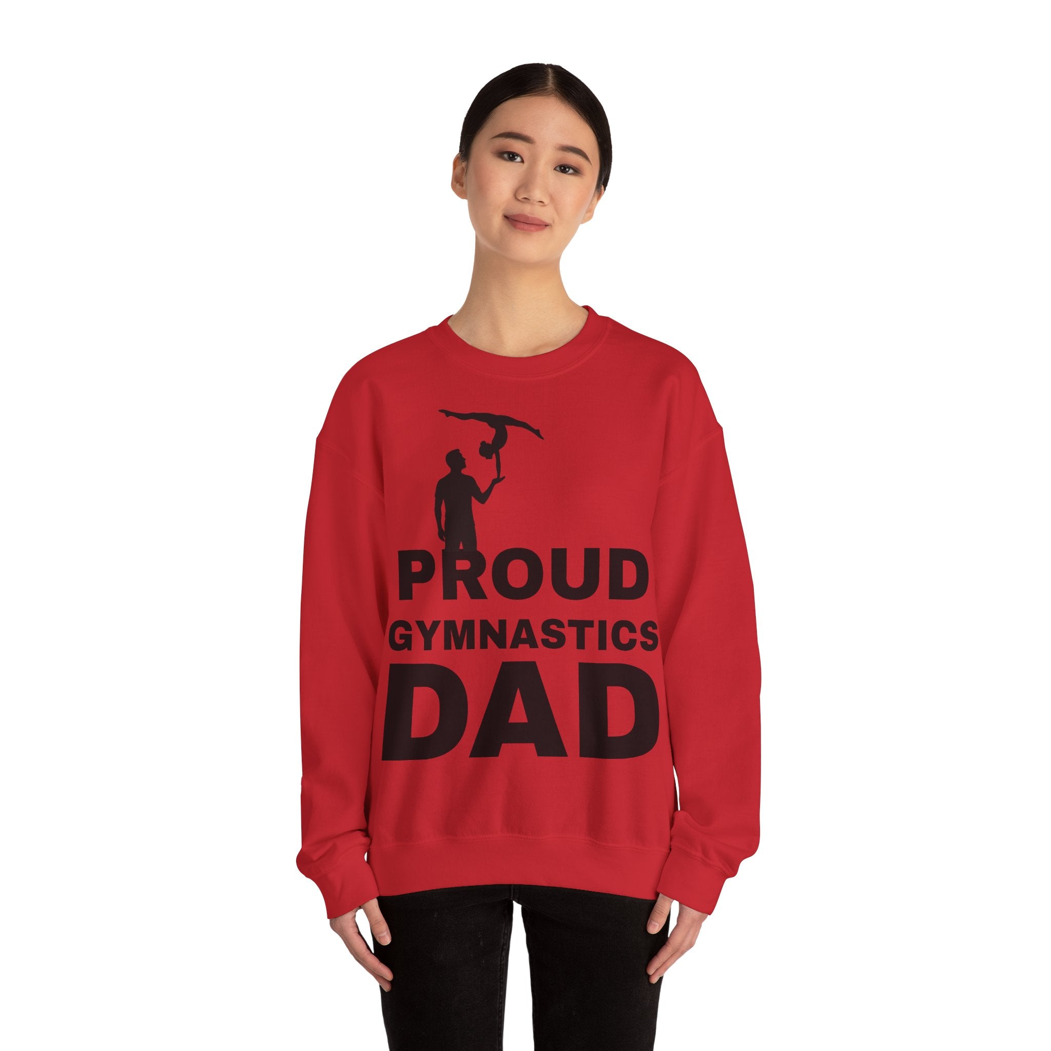 Proud Gymnastics Dad Sweatshirt (Adults)