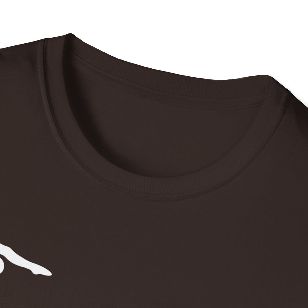 Relentless Gymnastics T-Shirt — Back Silhouette Athletic Tee (Adults)
