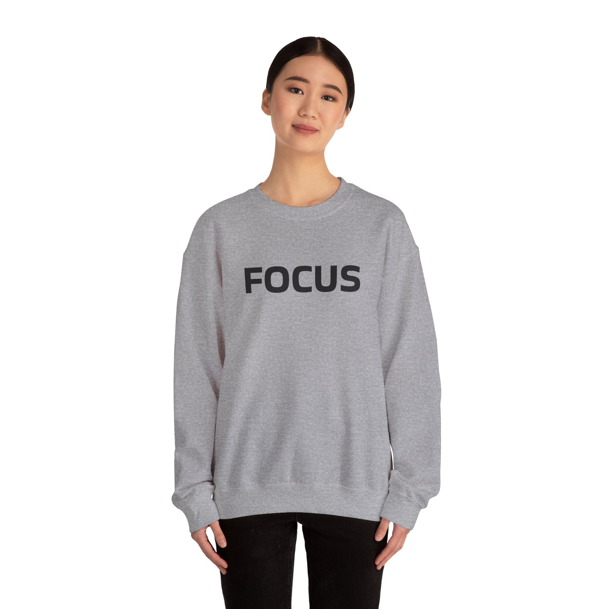 FOCUS Gymnastics Crewneck Sweatshirt — Balance Beam Silhouette (Adults)