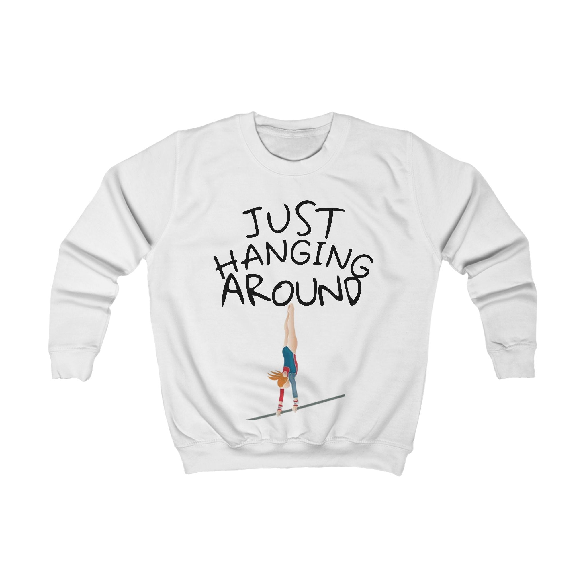Fun Kids Sweatshirt - Just Hanging Around...Bars (Kids)