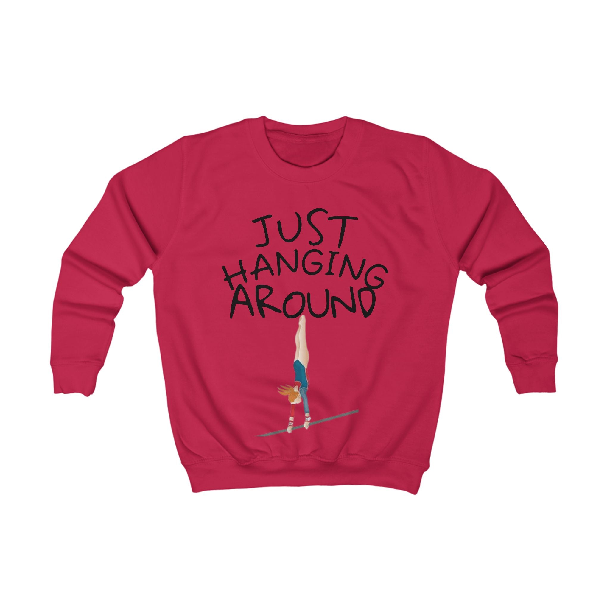 Fun Kids Sweatshirt - Just Hanging Around...Bars (Kids)