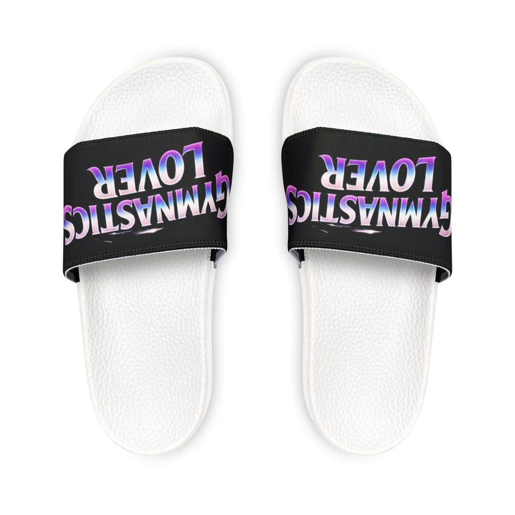 Gymnastics Lover Youth Slide Sandals — Removable Strap Kids Sandals