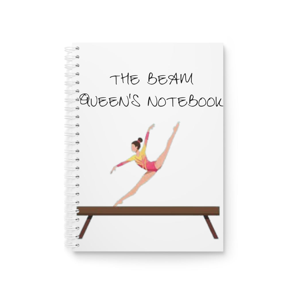 Gymnastics Beam Queen's Spiral Notebook