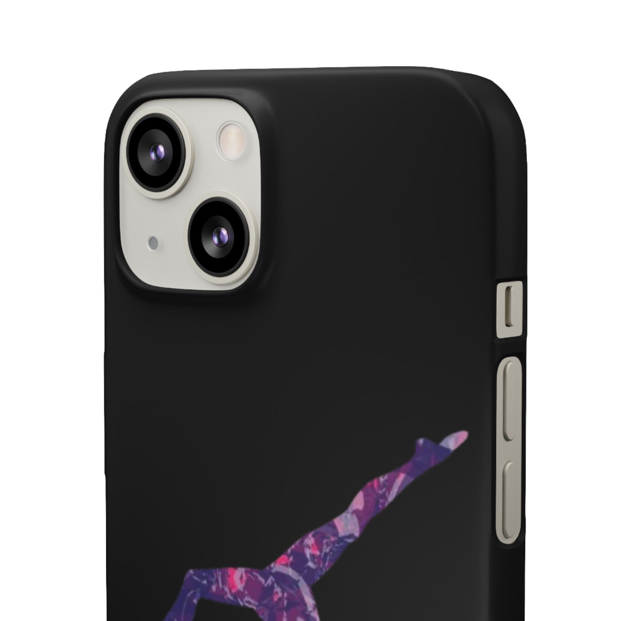 Gymnast Phone Case — Purple Galaxy Gymnastics Snap Case