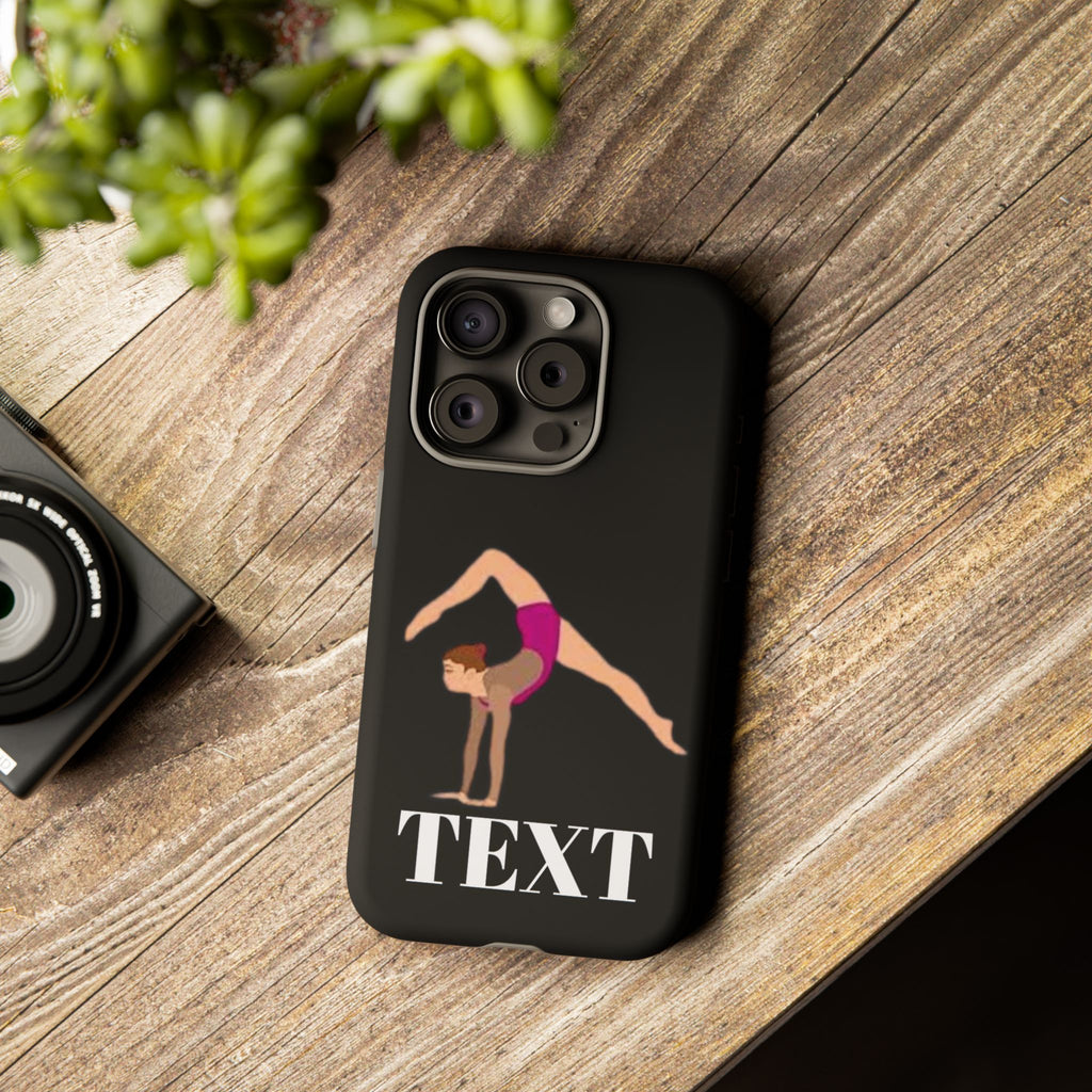Gymnast Phone Case — Personalized TEXT Design