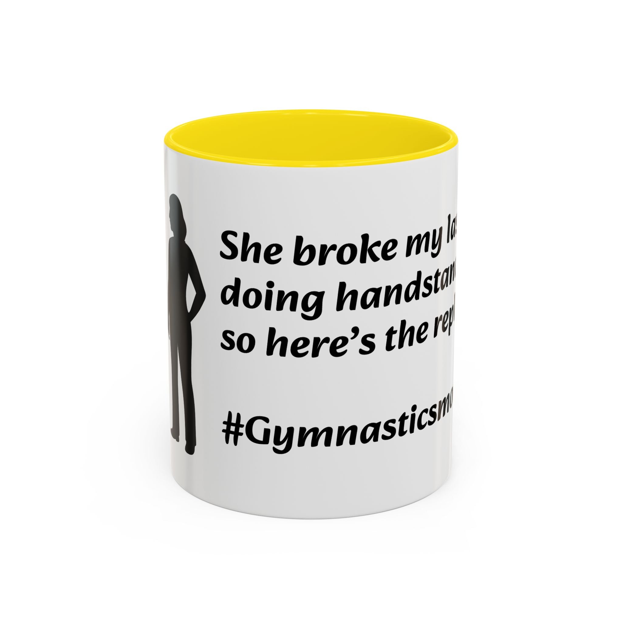 Gymnastics Mom Coffee Mug - Handstand Humor Mug