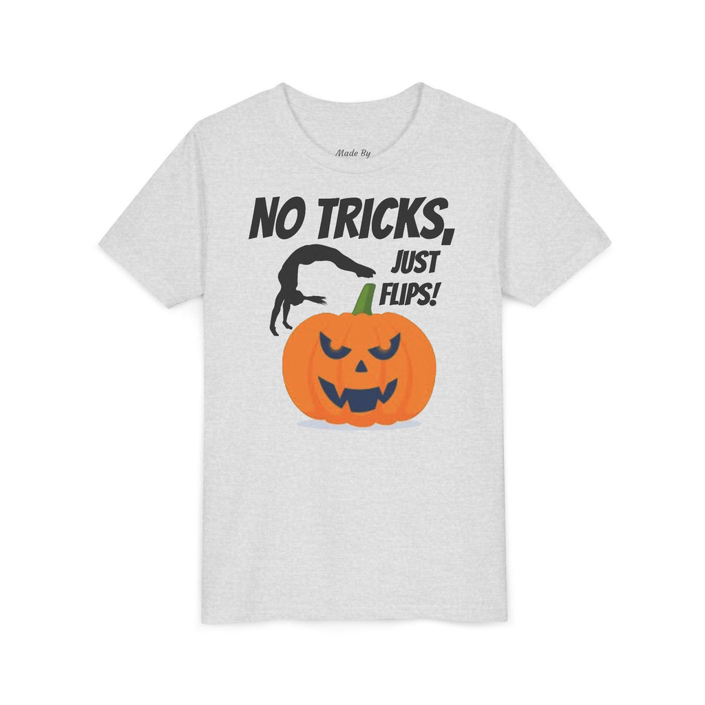 Halloween Kids Tee - No Tricks, Just Flips! (Kids)