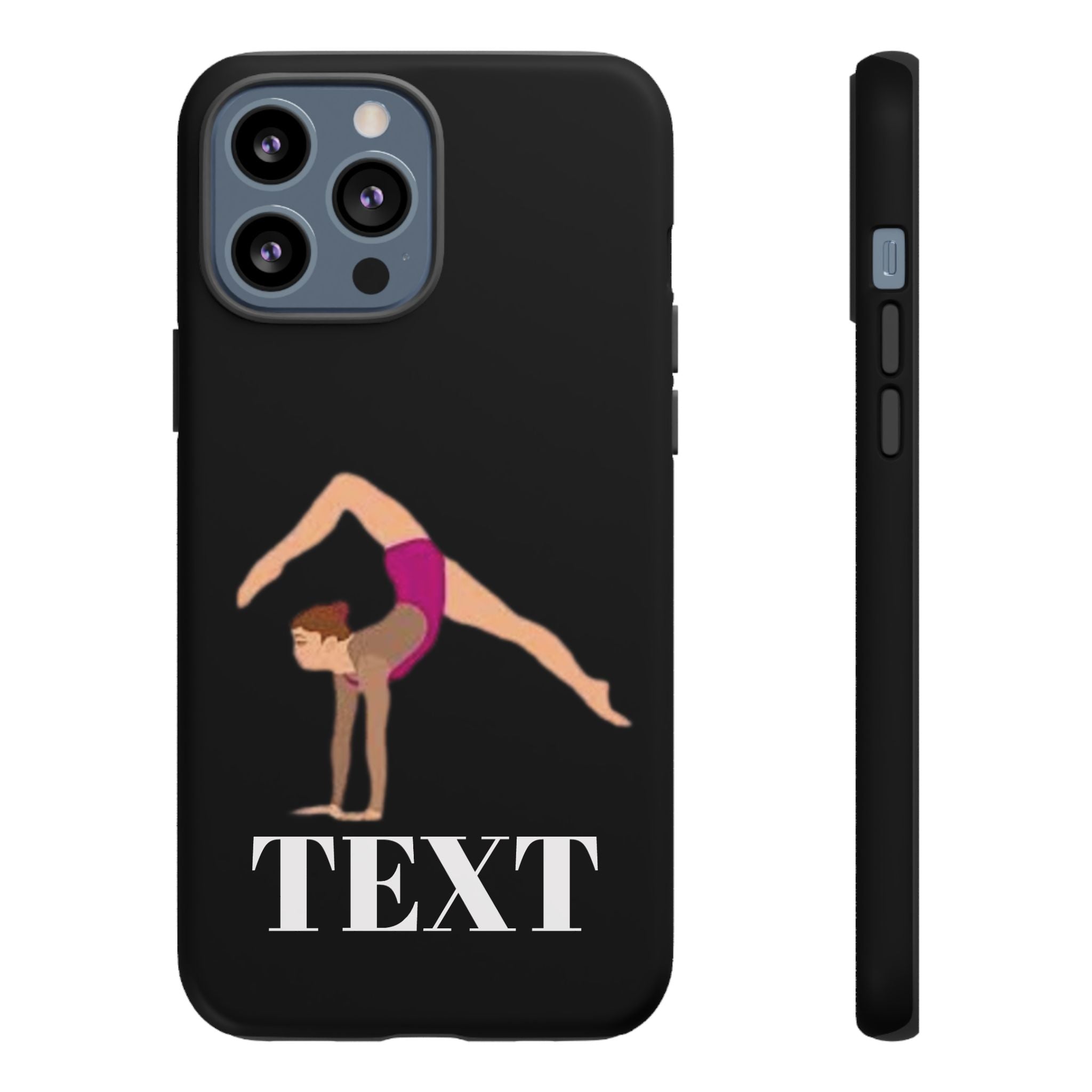 Gymnast Phone Case — Personalized TEXT Design