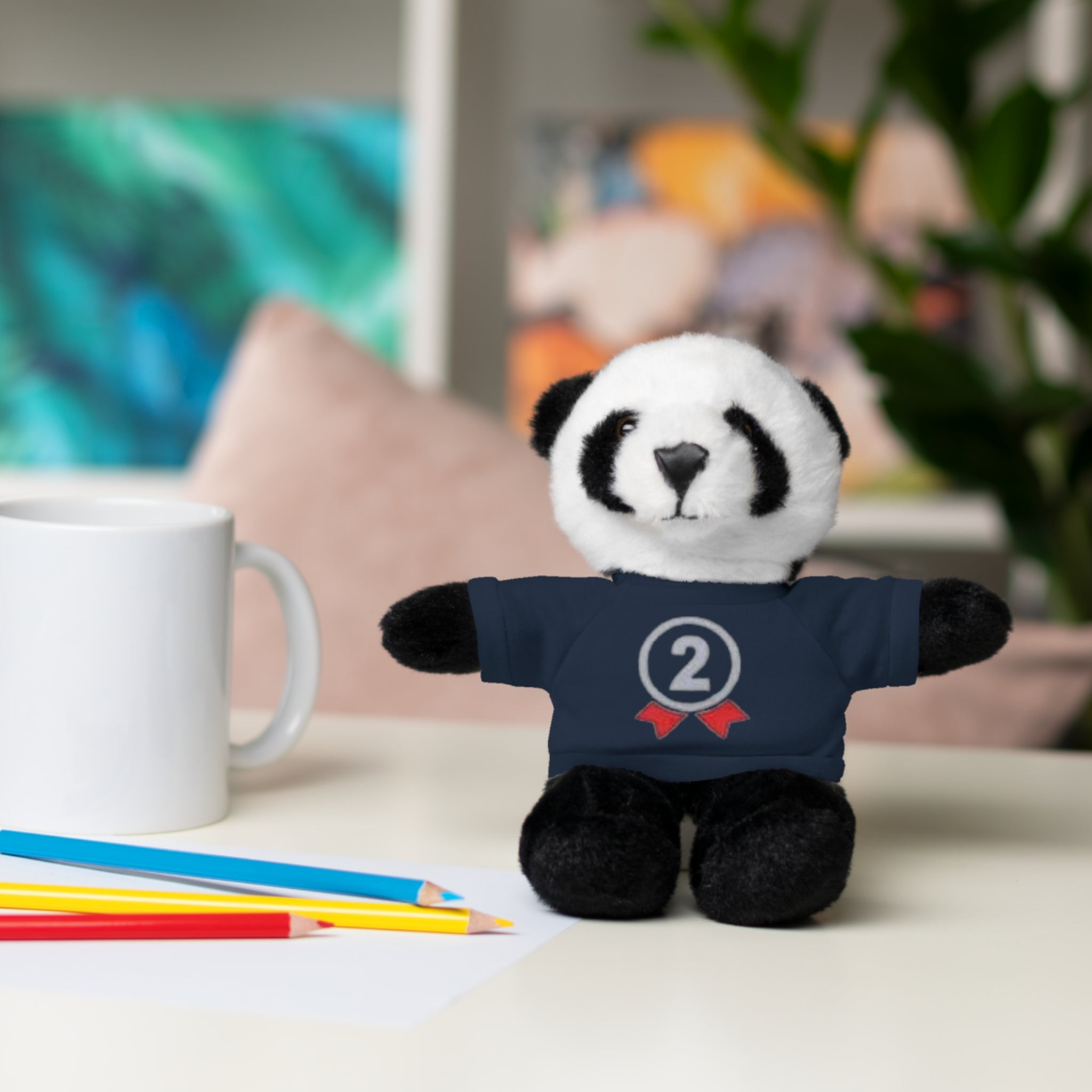 2nd Place Gymnastics Stuffed Animal with Gymnastics T-Shirt