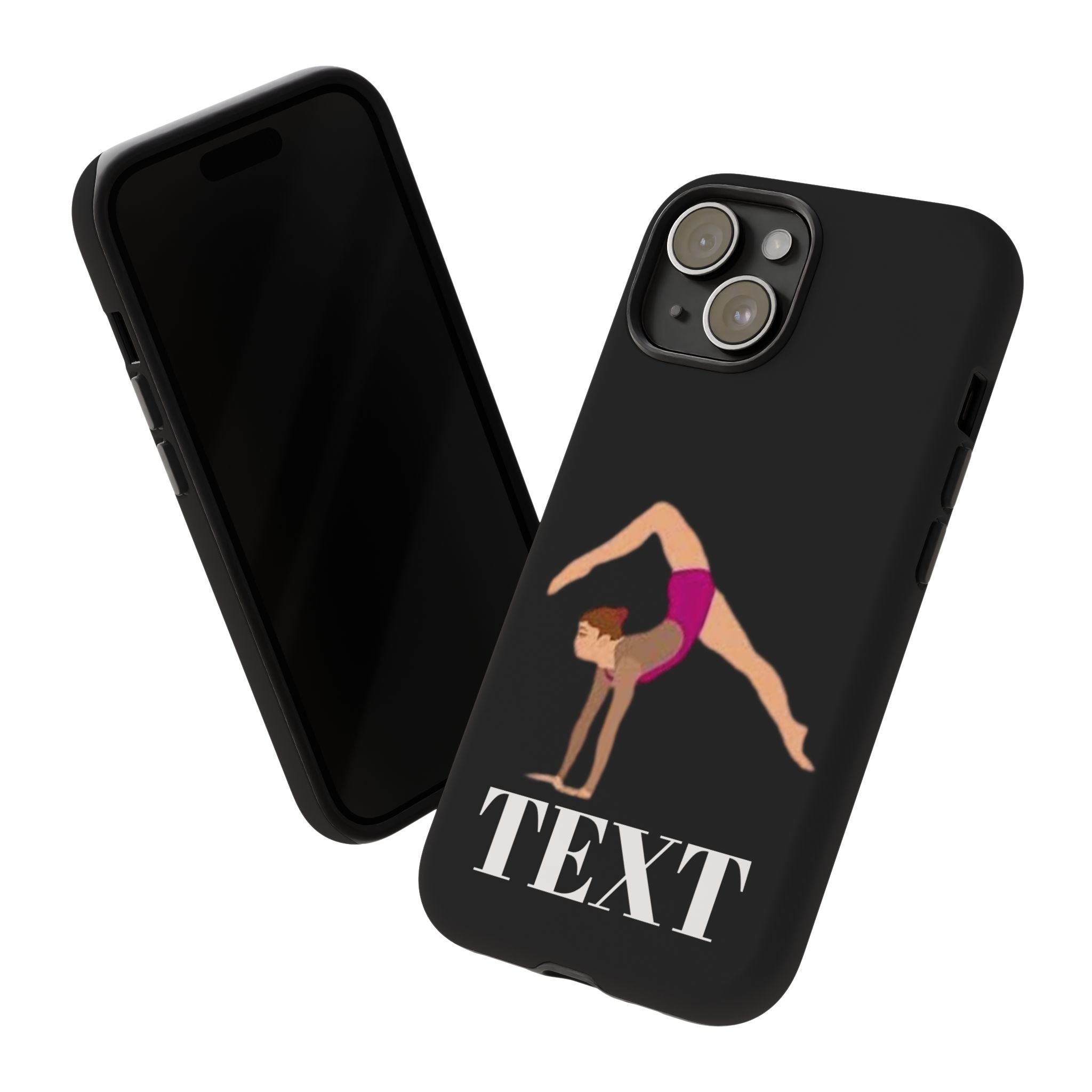 Gymnast Phone Case — Personalized TEXT Design