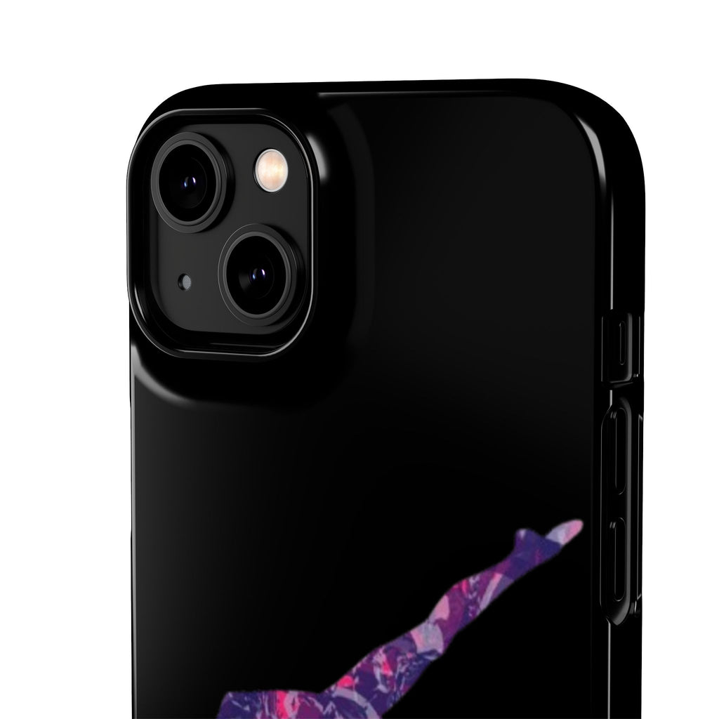 Gymnast Phone Case — Purple Galaxy Gymnastics Snap Case