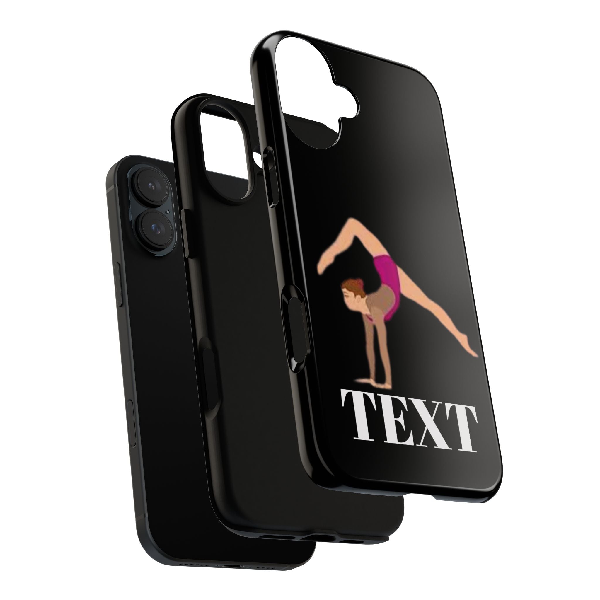 Gymnast Phone Case — Personalized TEXT Design