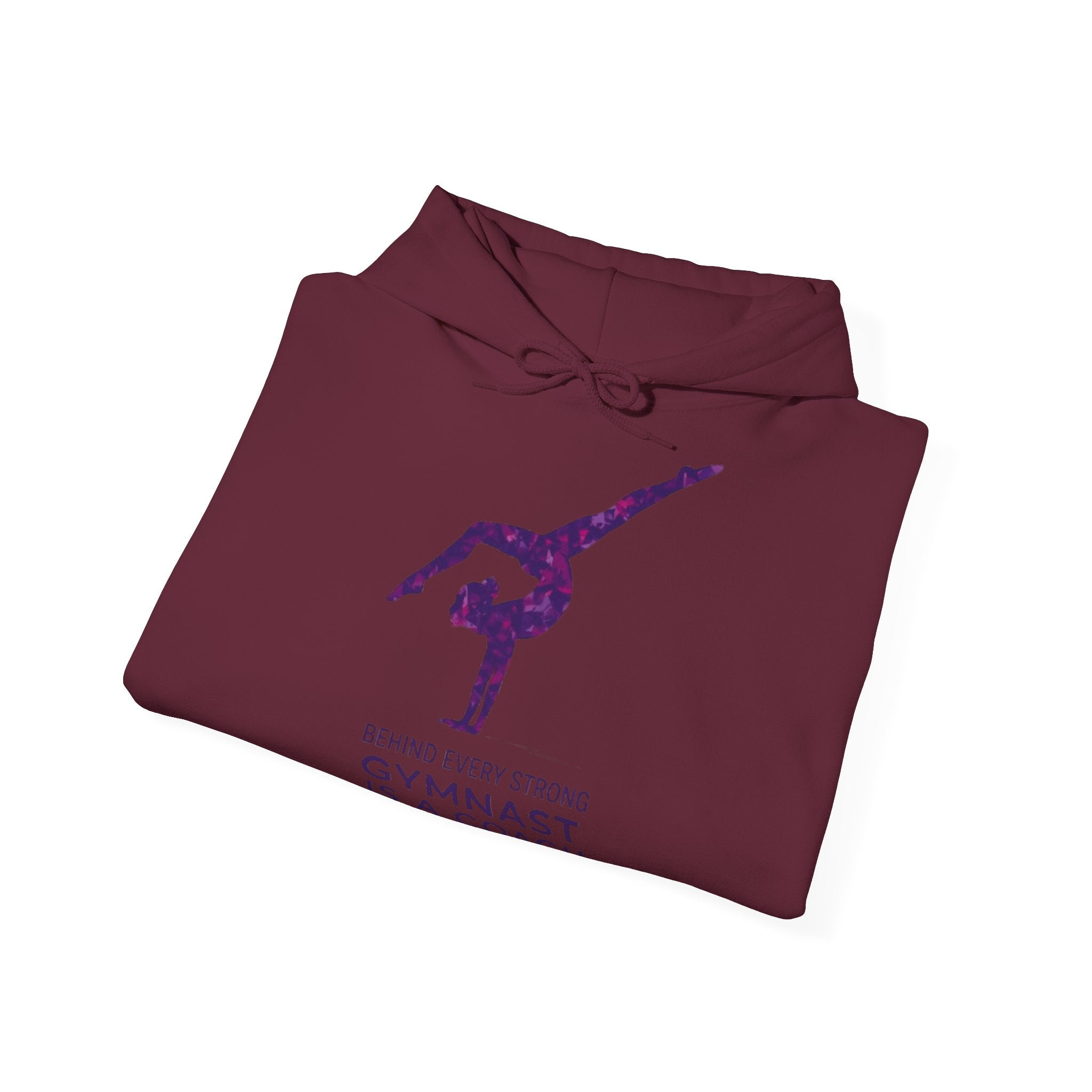 Behind every strong gymnast is a coach who believed first - Gymnast Coach Hoodie (Adults)