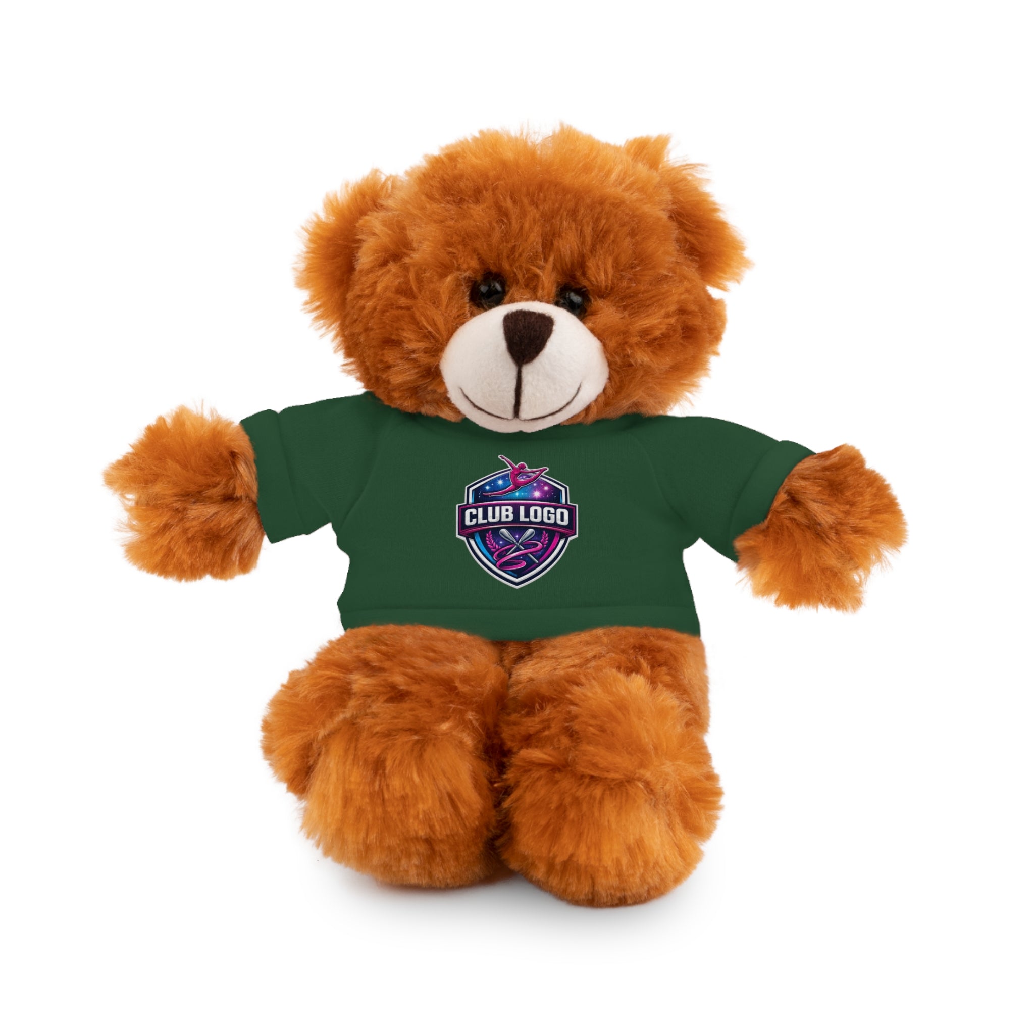 Custom Logo Teddy Bear with Personalized Tee — Plush Gift for Events
