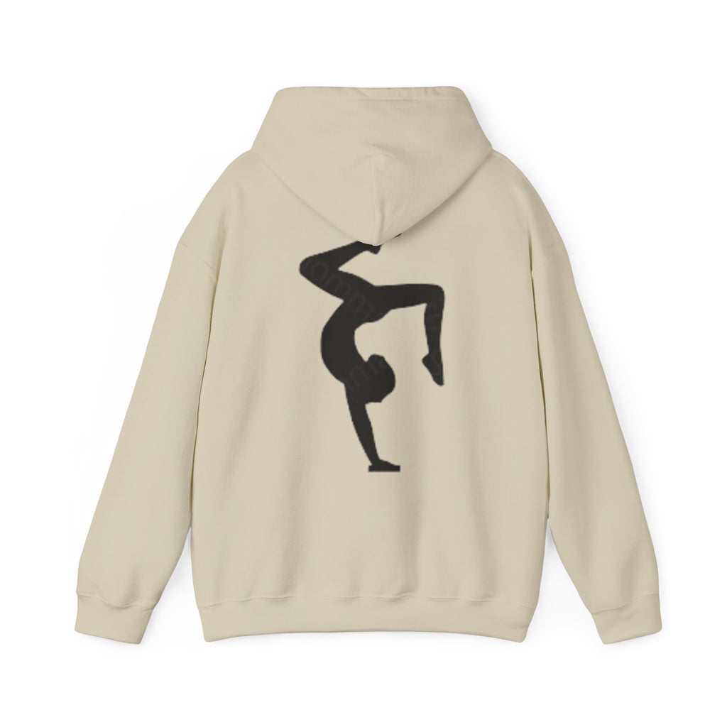 Unisex Heavy Blend™ Hooded Sweatshirt - WARNING GYMNAST MAY FLIP (Adult)