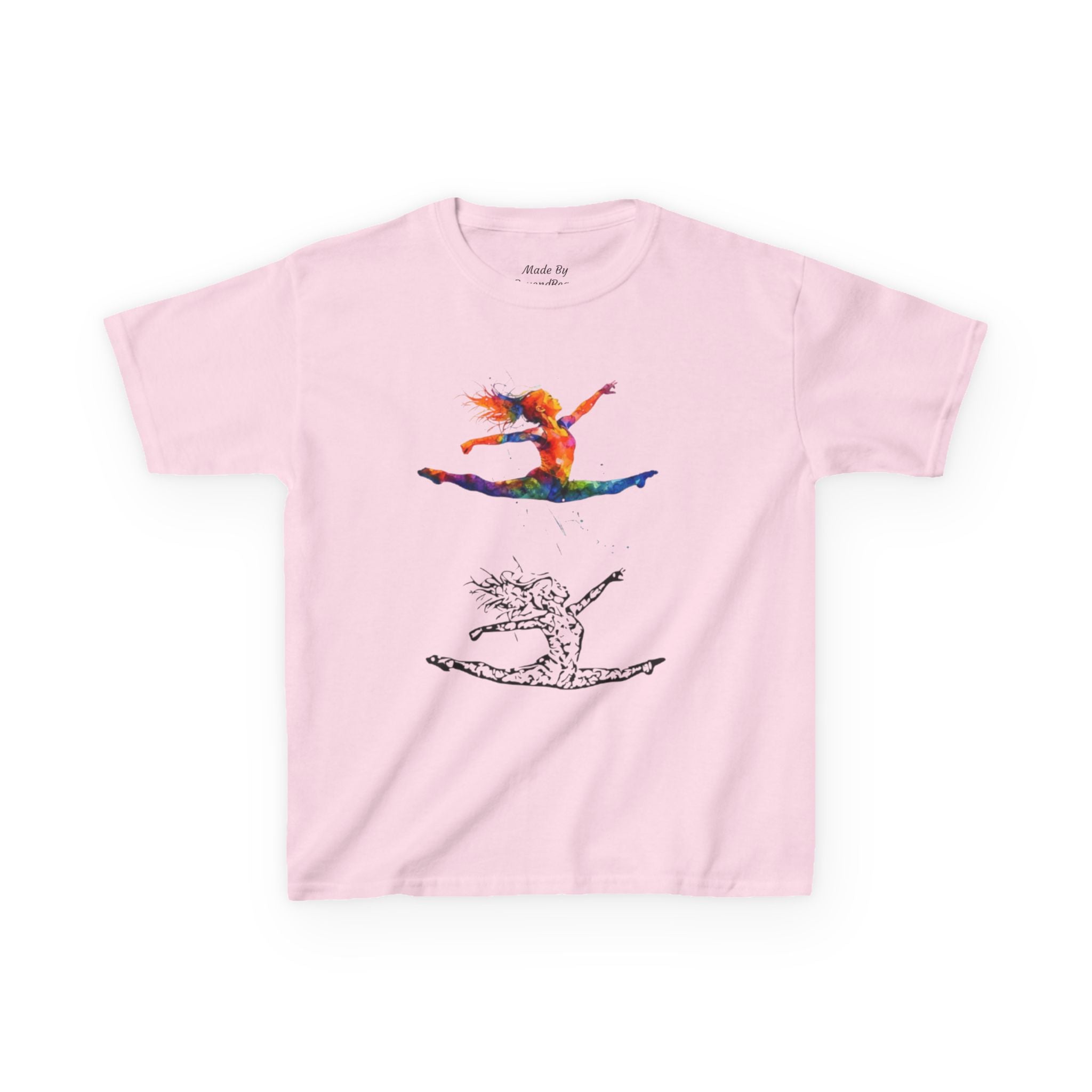 Colorful Splits Gymnastics Kids Tee (Kids)
