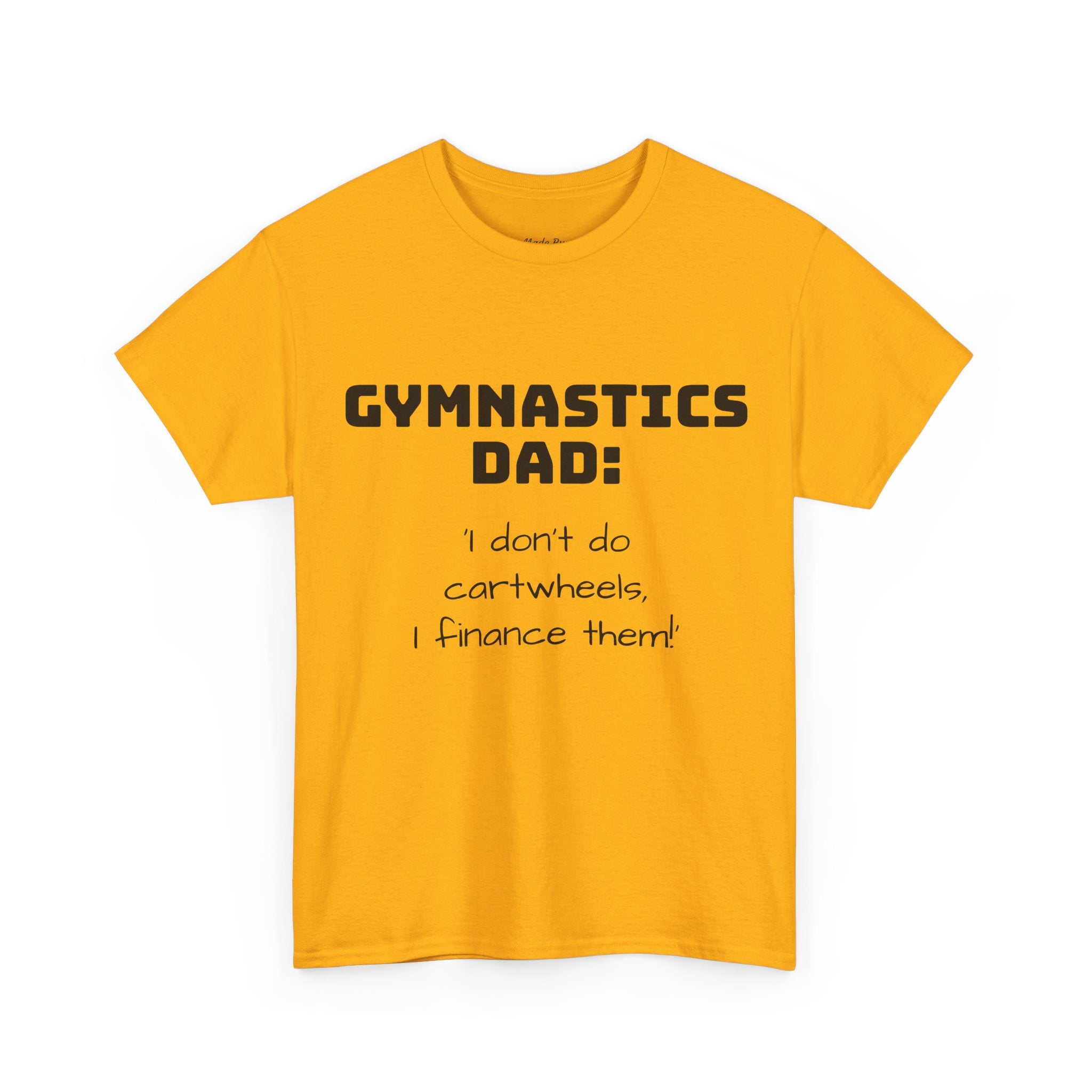 Gymnastics Dad Tee - Funny Gift for Gymnastics Dads (Adults)