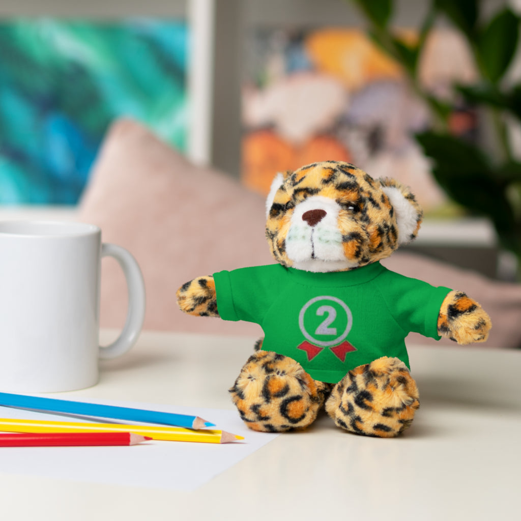 2nd Place Gymnastics Stuffed Animal with Gymnastics T-Shirt