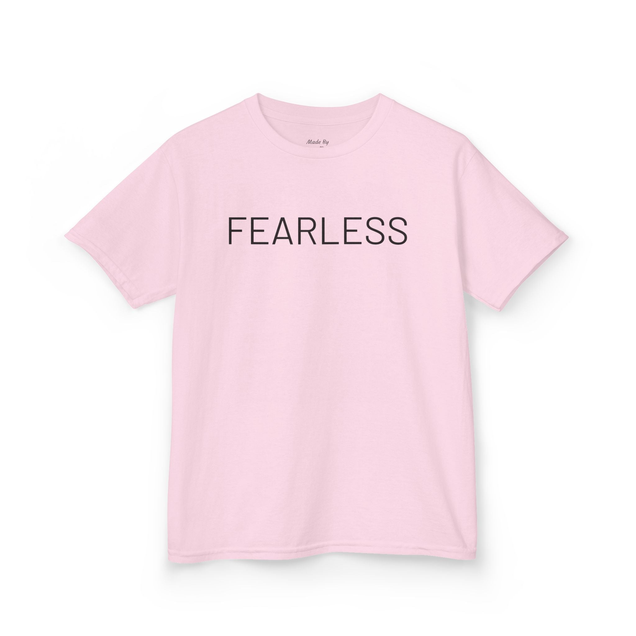Kids Tee - FEARLESS Gymnastics Shirt with Back Silhouette