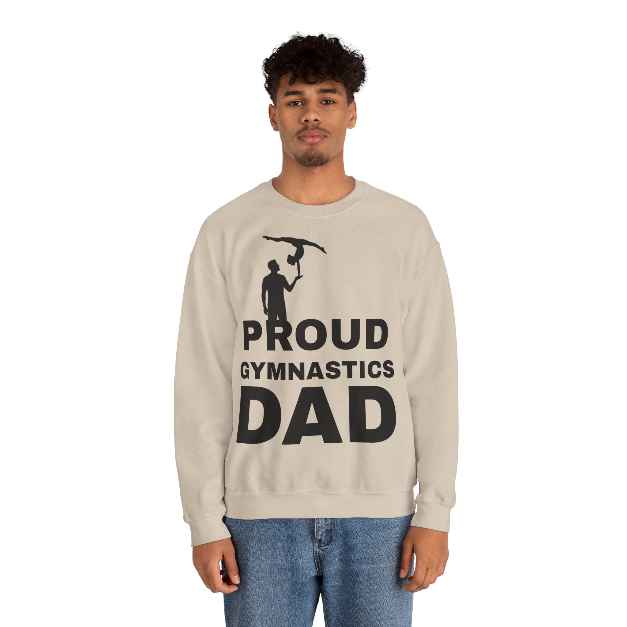 Proud Gymnastics Dad Sweatshirt (Adults)