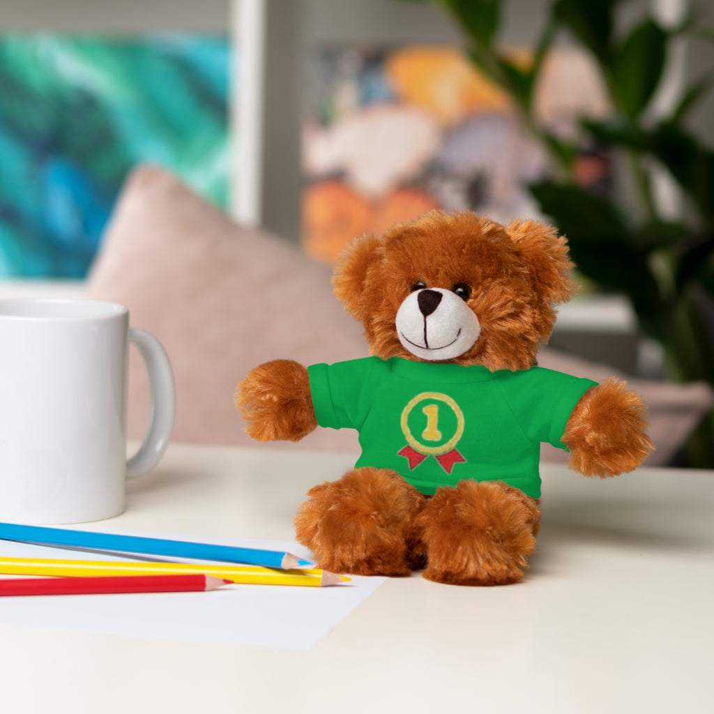 1st Place Gymnastics Stuffed Animal with Gymnastics T-Shirt