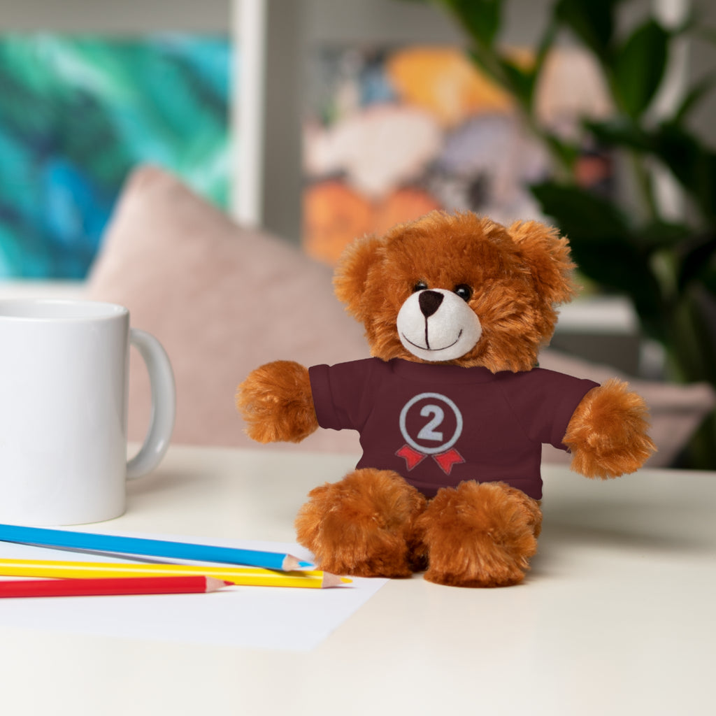 2nd Place Gymnastics Stuffed Animal with Gymnastics T-Shirt