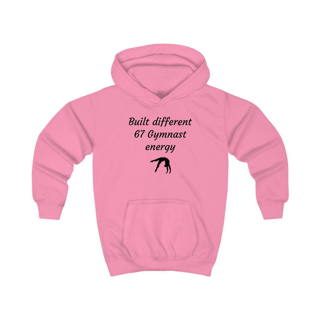 Kids Gymnast Hoodie – "Built Different 67 Gymnast Energy" Sweatshirt (Kids)
