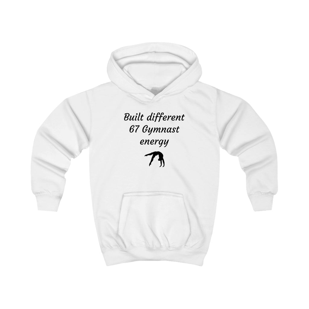 Kids Gymnast Hoodie – "Built Different 67 Gymnast Energy" Sweatshirt (Kids)