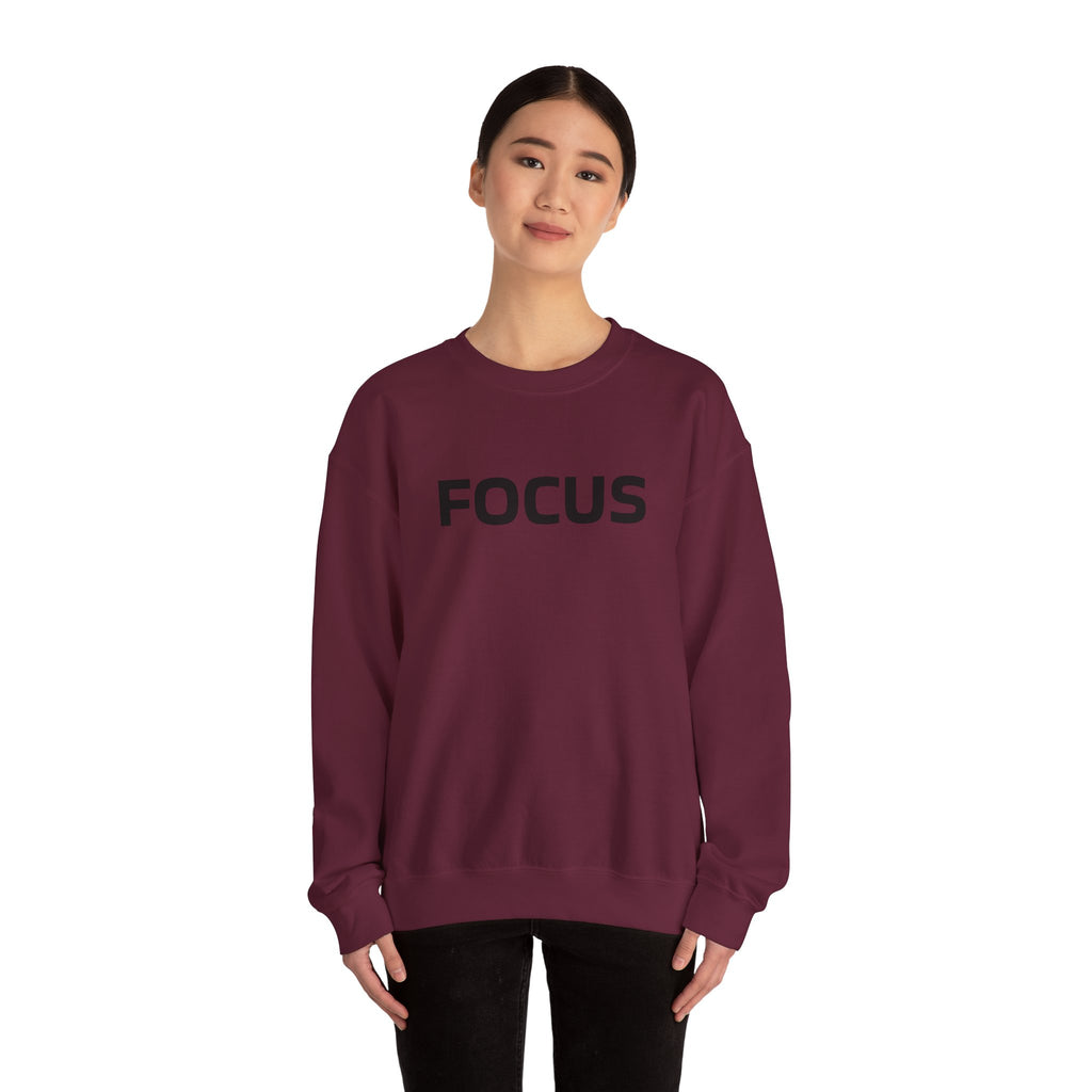 FOCUS Gymnastics Crewneck Sweatshirt — Balance Beam Silhouette (Adults)