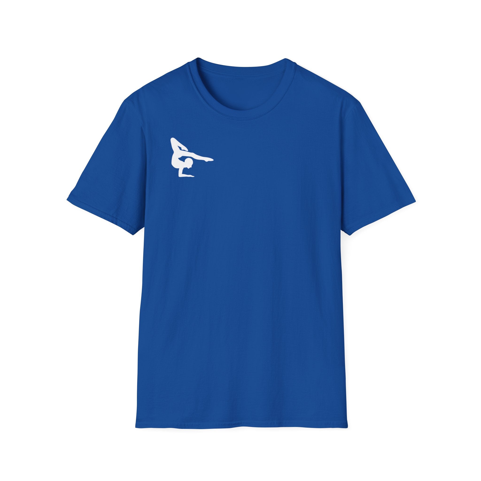 Relentless Gymnastics T-Shirt — Back Silhouette Athletic Tee (Adults)