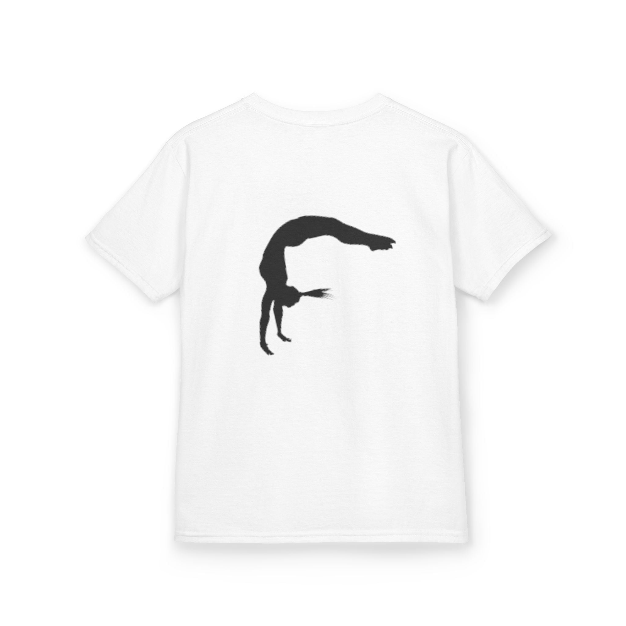 Kids Tee - FEARLESS Gymnastics Shirt with Back Silhouette