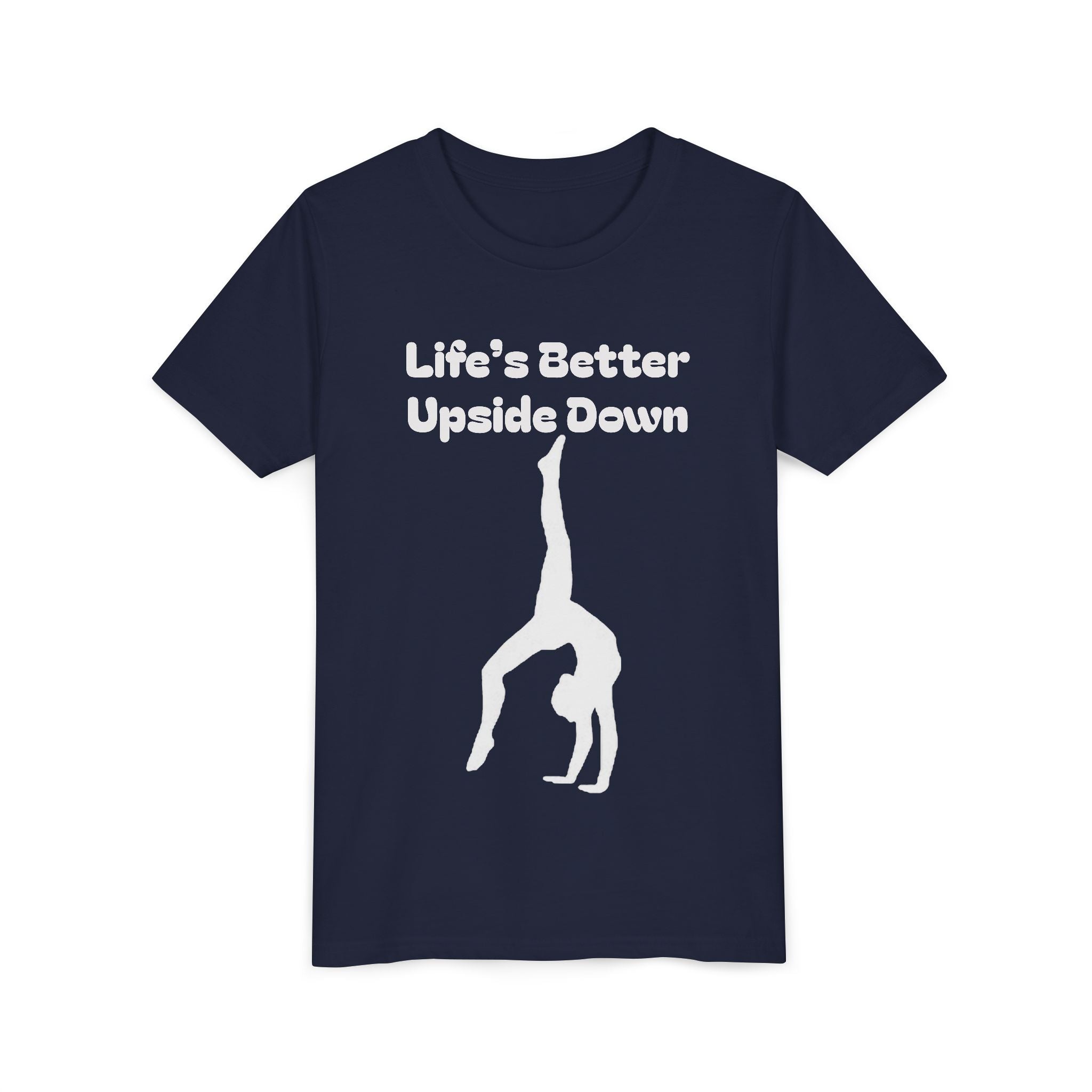 Youth Short Sleeve Tee - Life’s Better Upside Down (Kids)