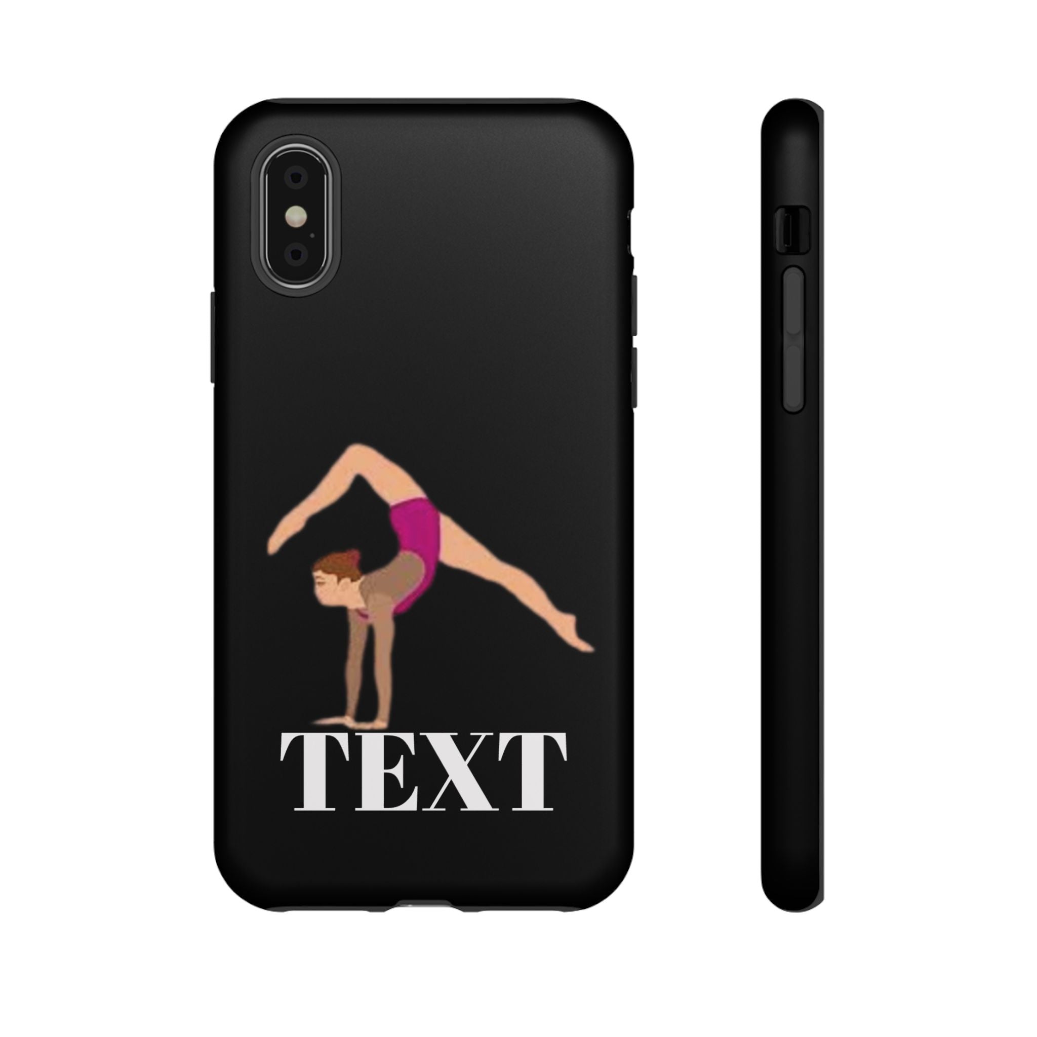 Gymnast Phone Case — Personalized TEXT Design