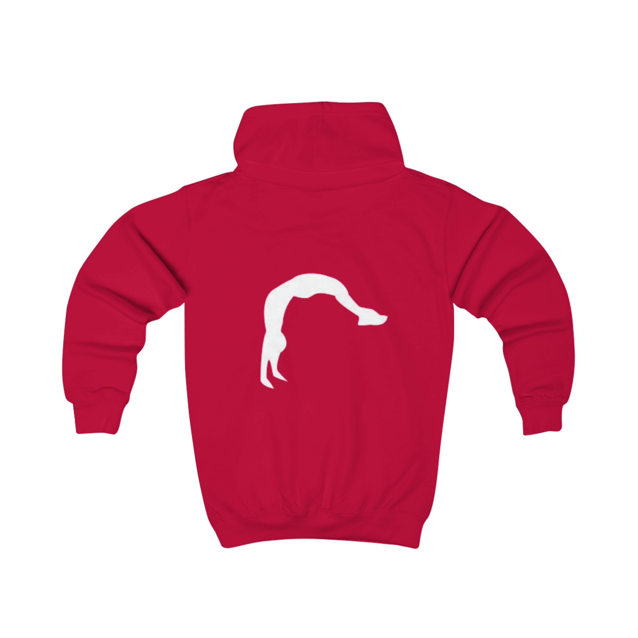 Kids Hoodie — 'BELIEVE' Yellow Kids Hoodie with Silhouette Back Graphic