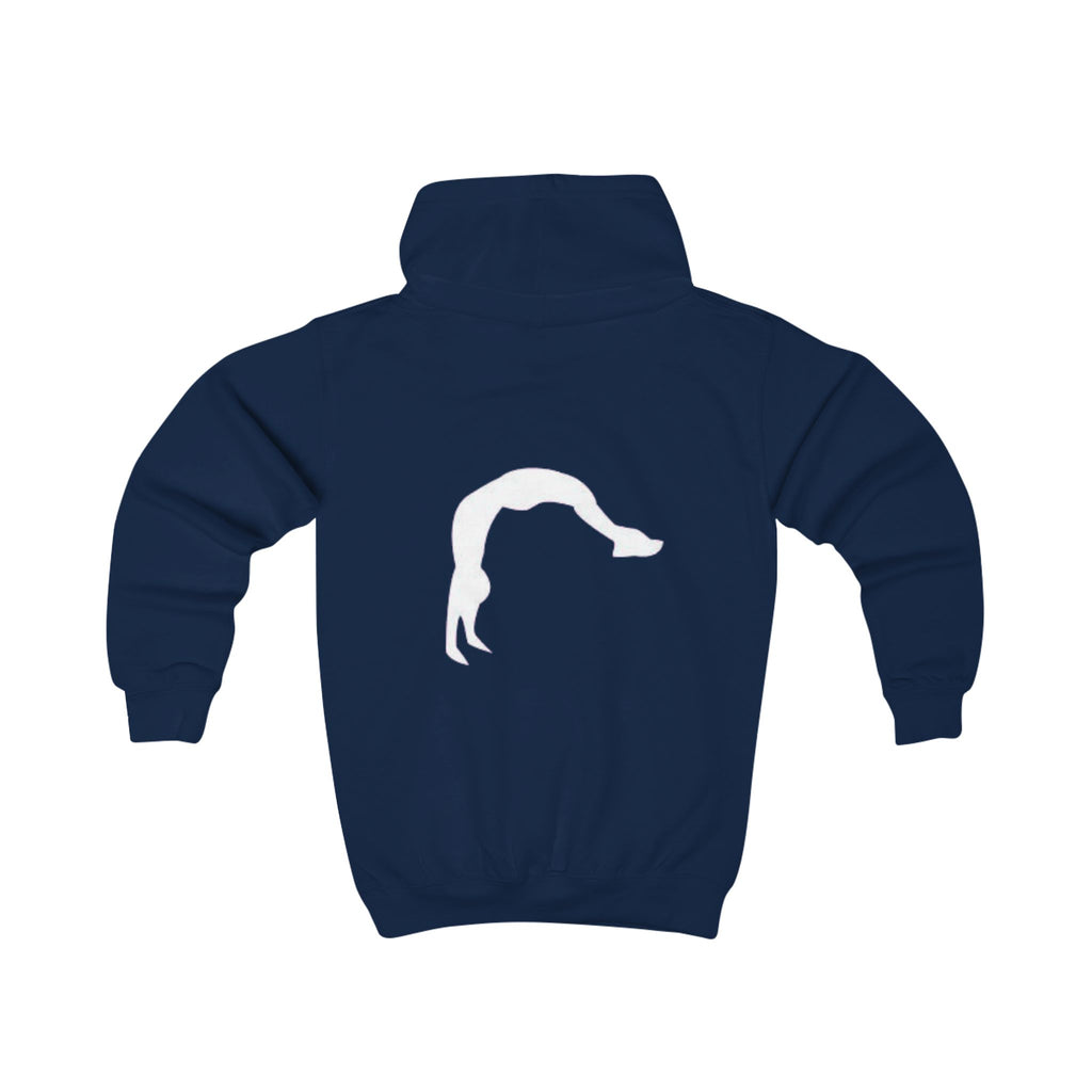 Kids Hoodie — 'BELIEVE' Yellow Kids Hoodie with Silhouette Back Graphic