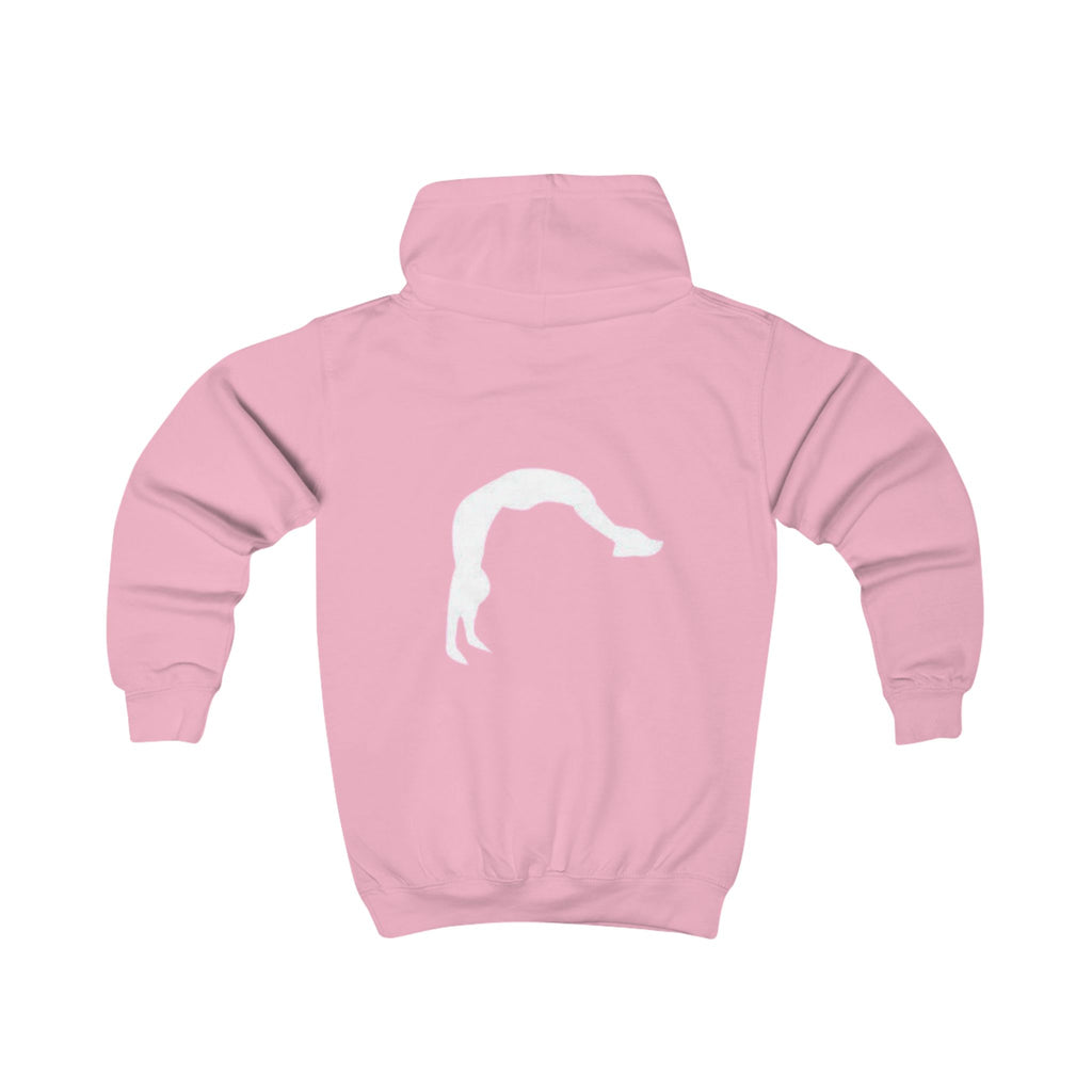 Kids Hoodie — 'BELIEVE' Yellow Kids Hoodie with Silhouette Back Graphic