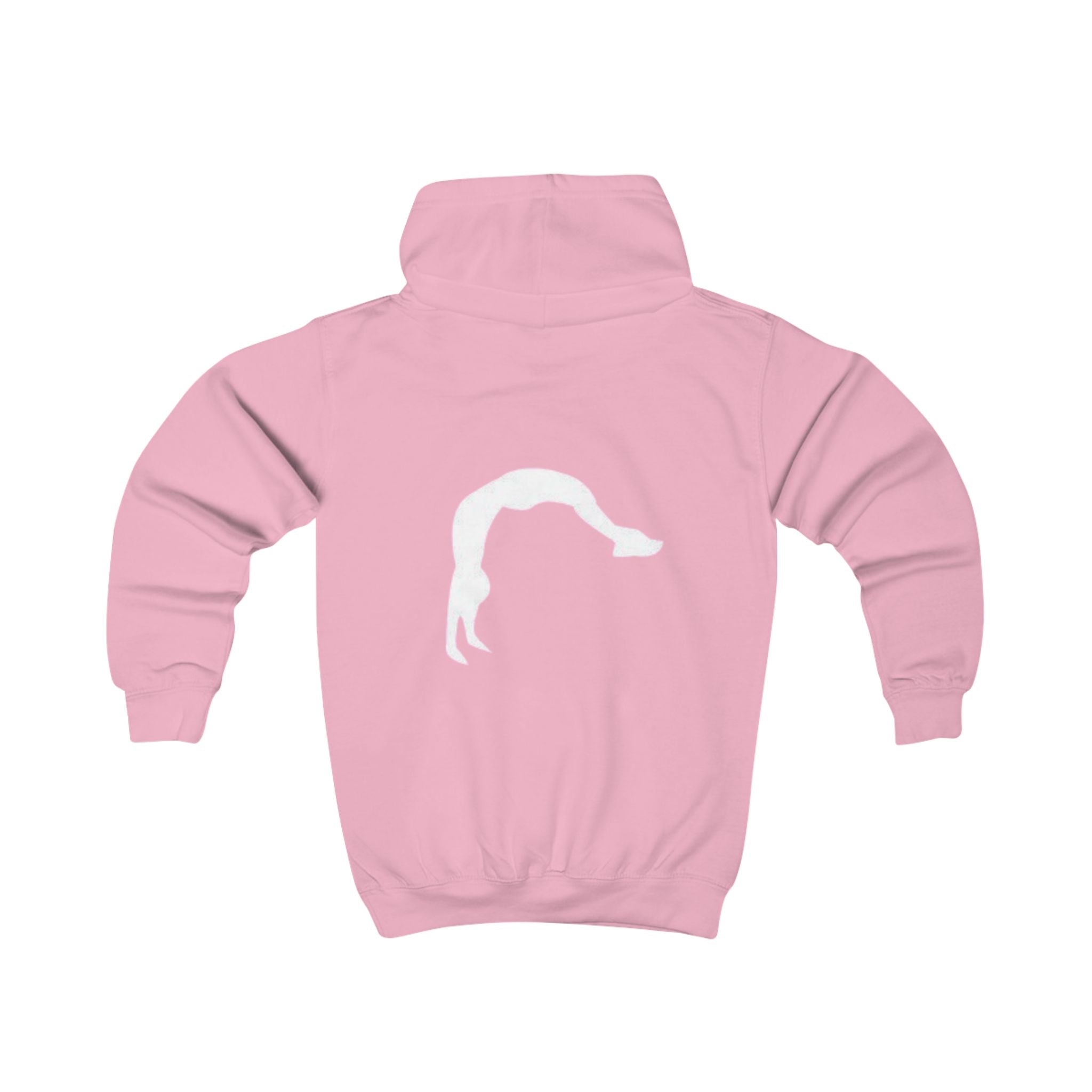Kids Hoodie — 'BELIEVE' Yellow Kids Hoodie with Silhouette Back Graphic
