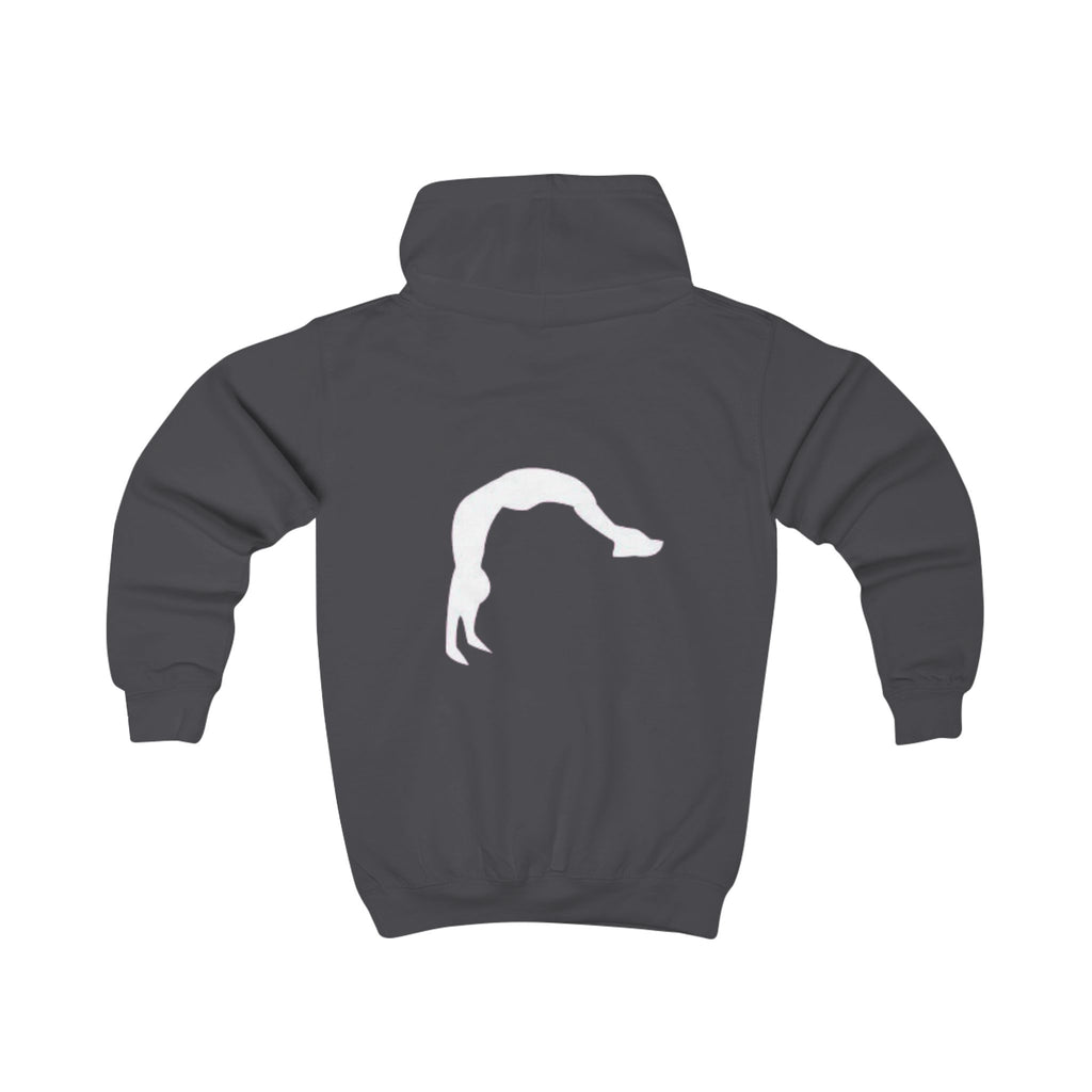 Kids Hoodie — 'BELIEVE' Yellow Kids Hoodie with Silhouette Back Graphic