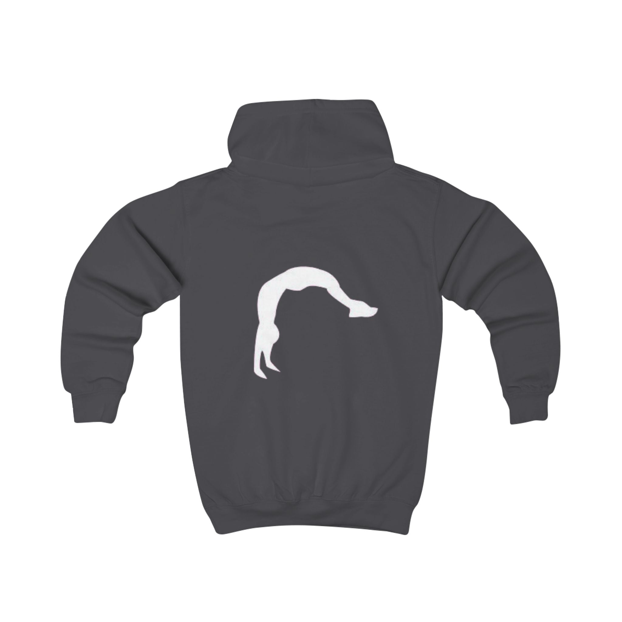 Kids Hoodie — 'BELIEVE' Yellow Kids Hoodie with Silhouette Back Graphic