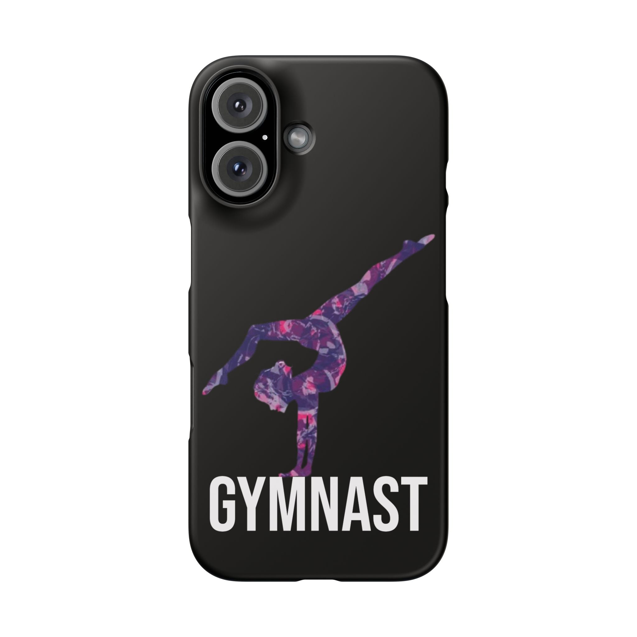 Gymnast Phone Case — Purple Galaxy Gymnastics Snap Case