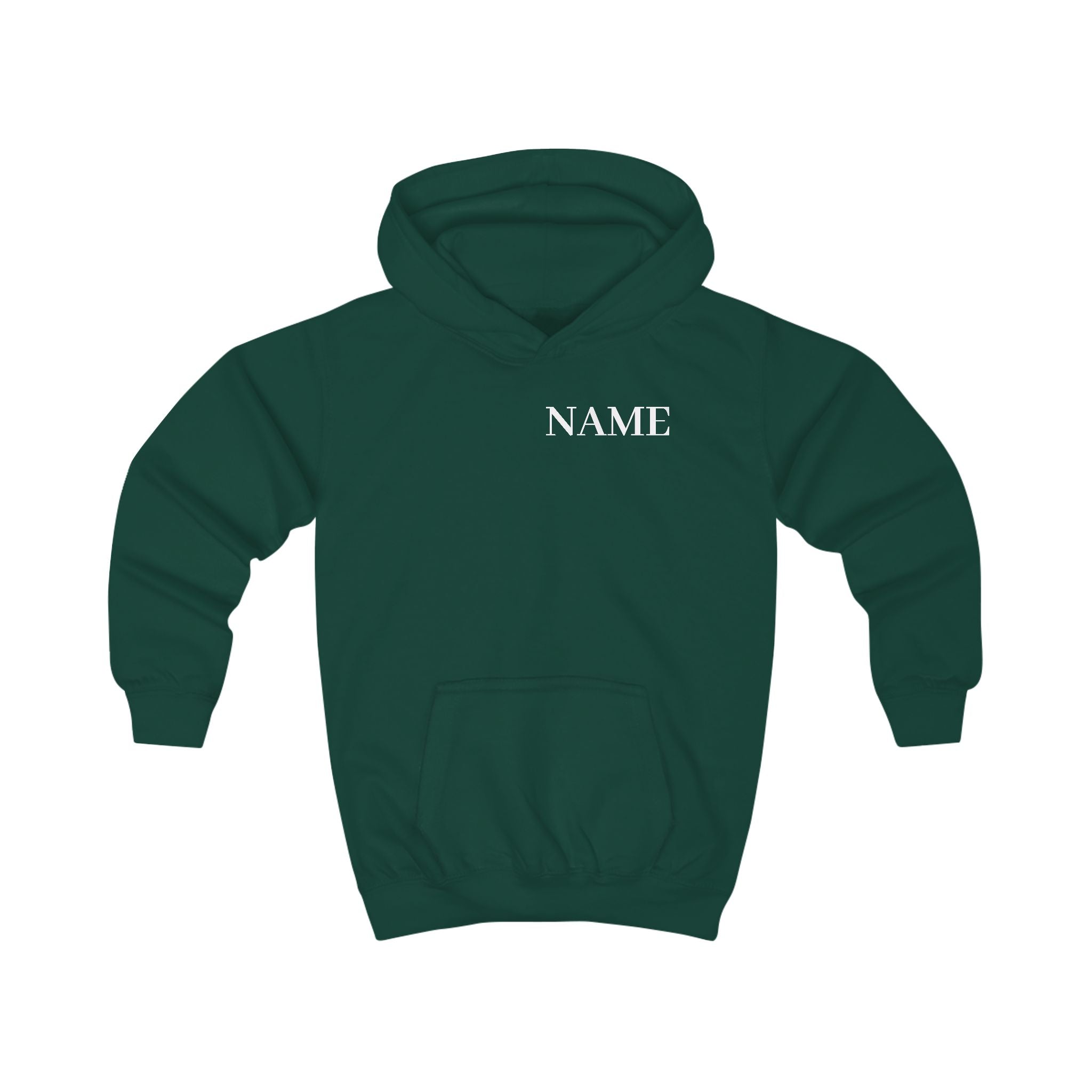 Kids Hoodie - "Floor Queen" Definition Back Print with Custom Name Front