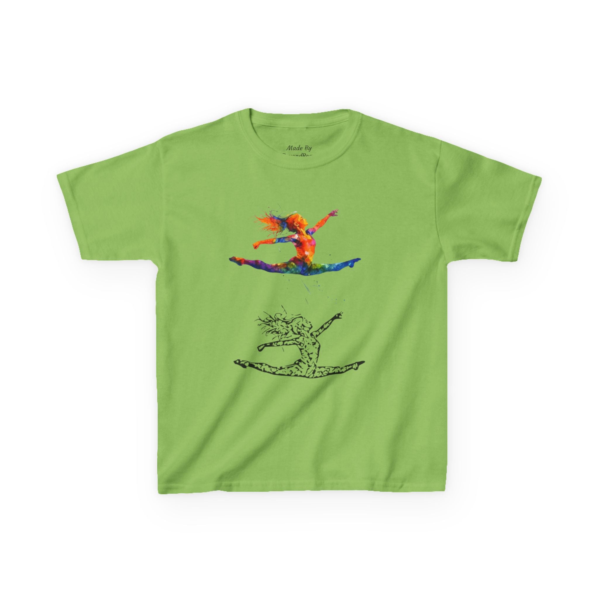 Colorful Splits Gymnastics Kids Tee (Kids)