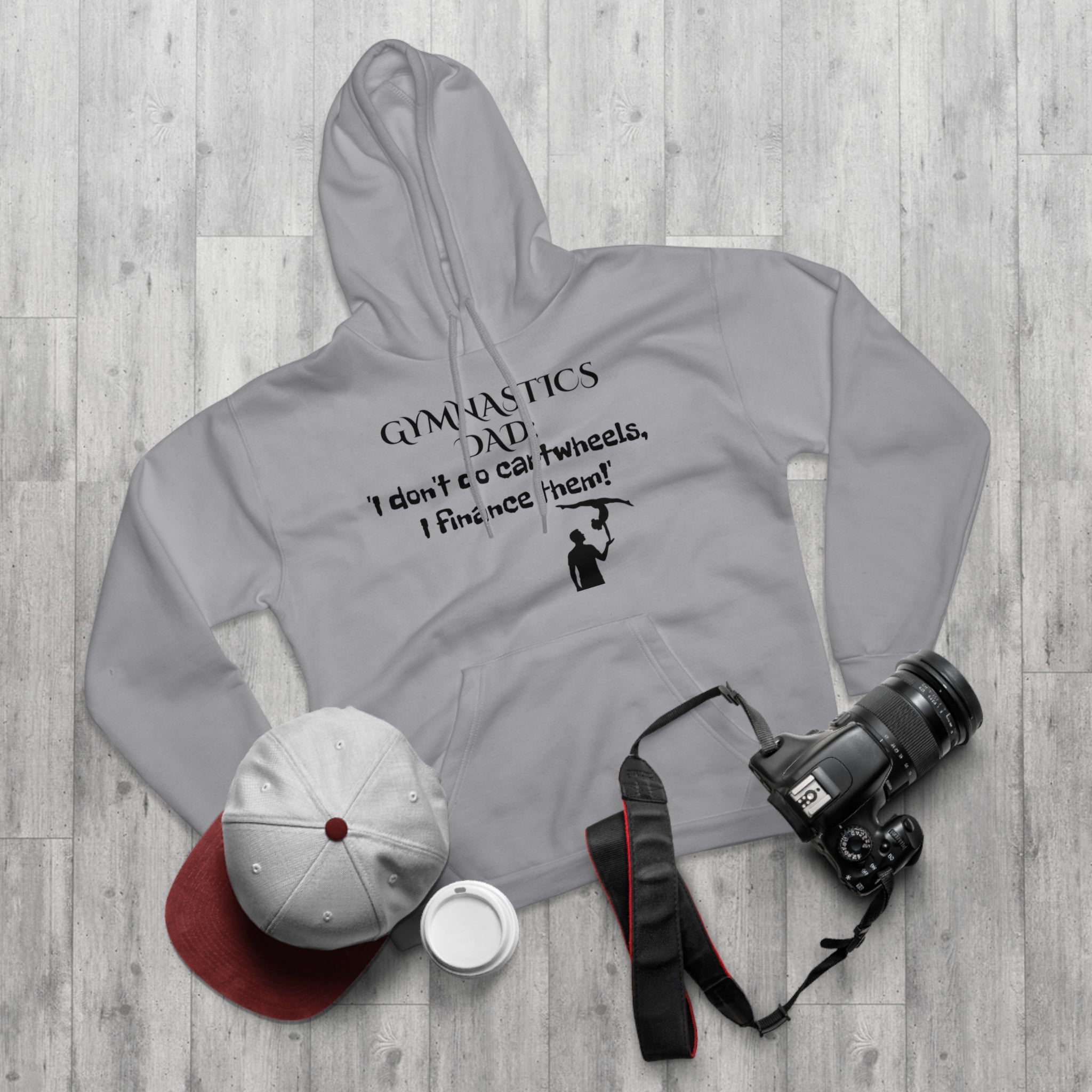 Gymnastics Dad Hoodie - I don't do cartwheels, I finance them! (Adults)