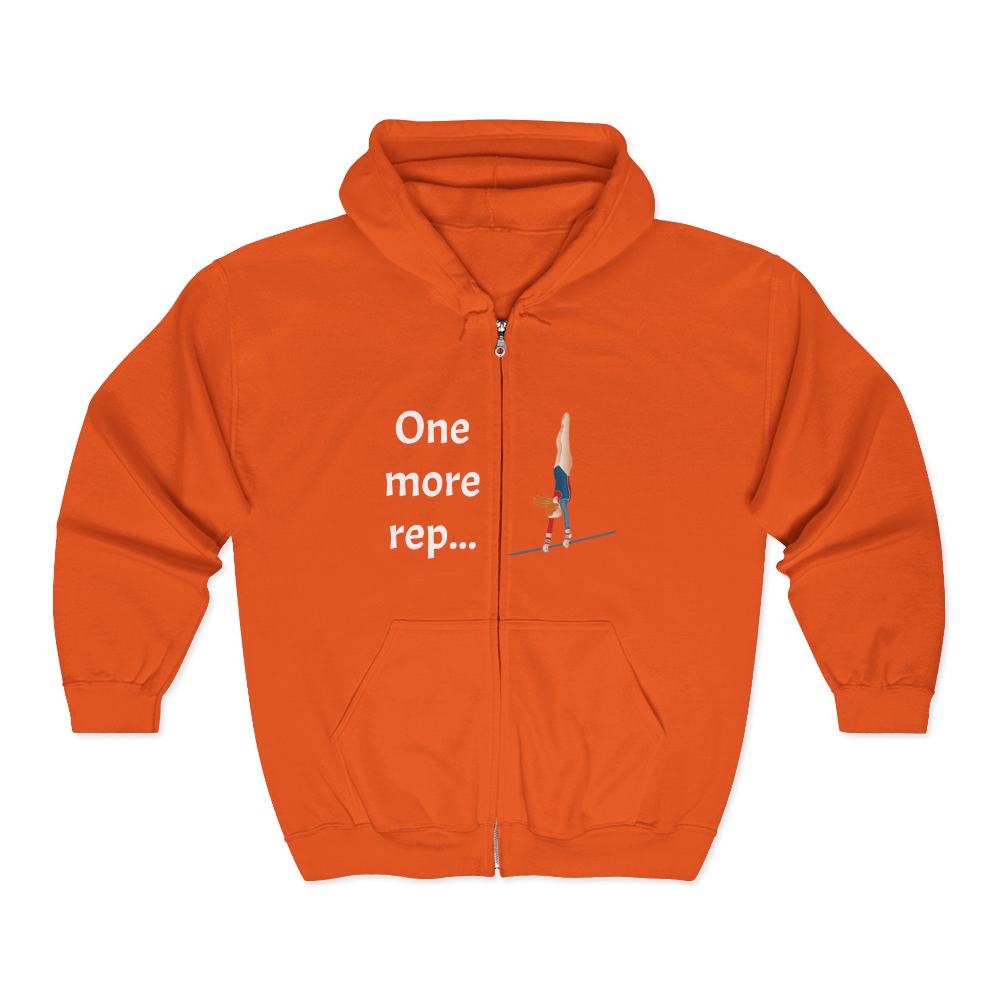 Gym Motivational Zip-Up Hoodie (Adults)